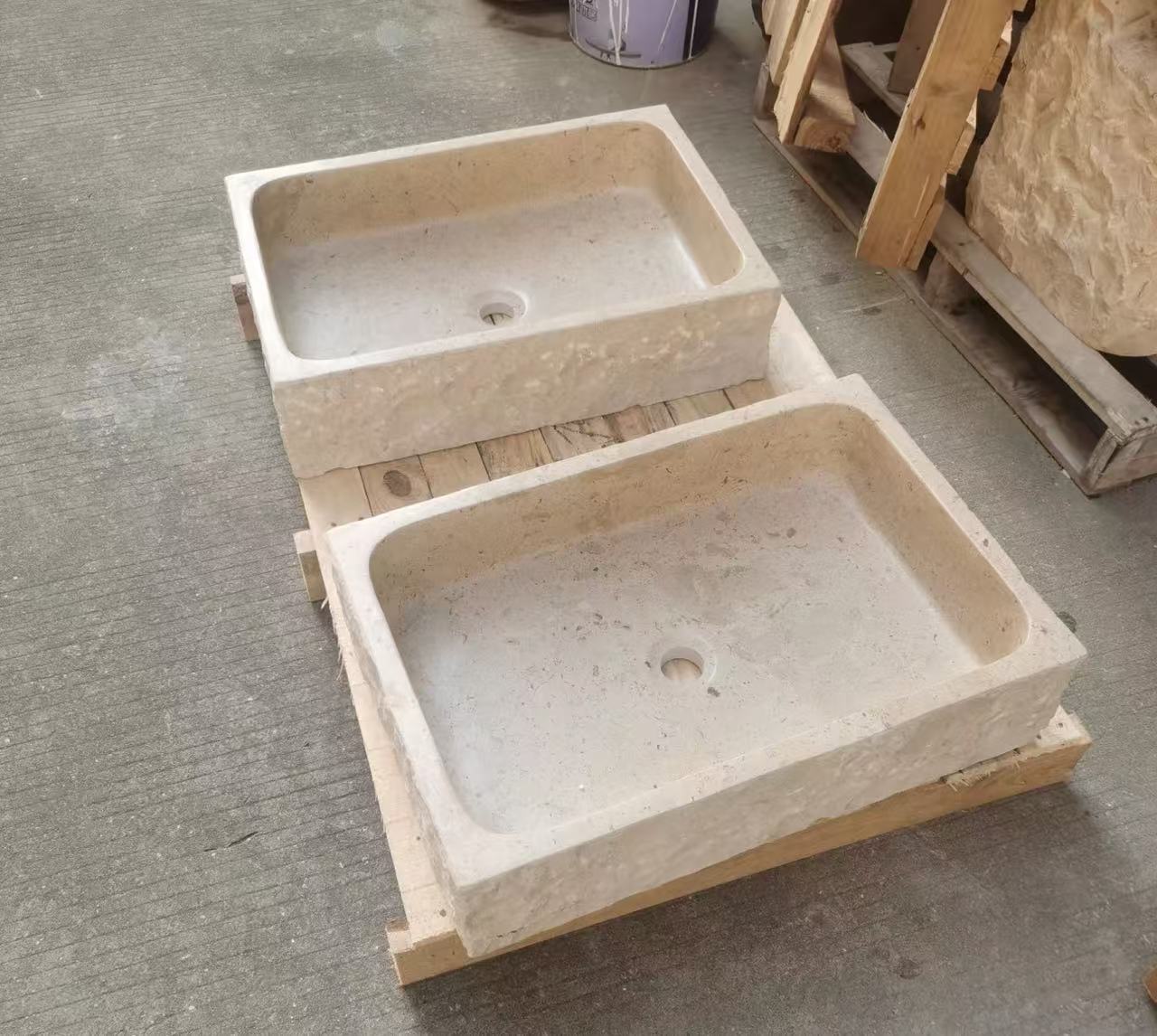 limestone sink brand new​