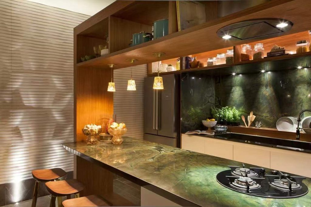 Vitoria Regia Quartzite Kitchen Countertops 