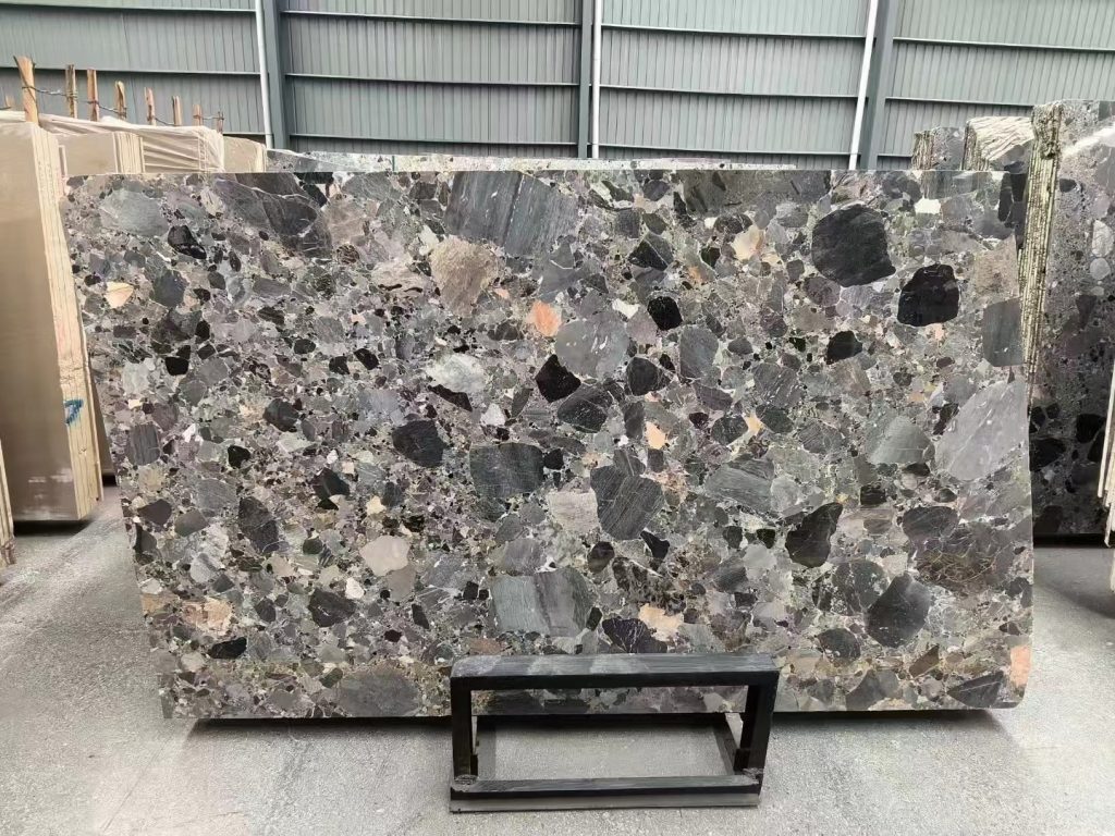 Fossil Grey Marble Slabs 