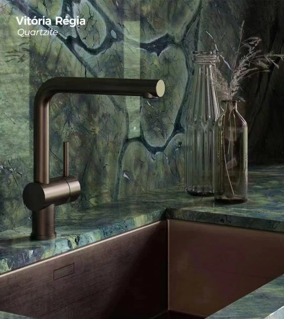 Vitoria Regia Quartzite Vanity Design 