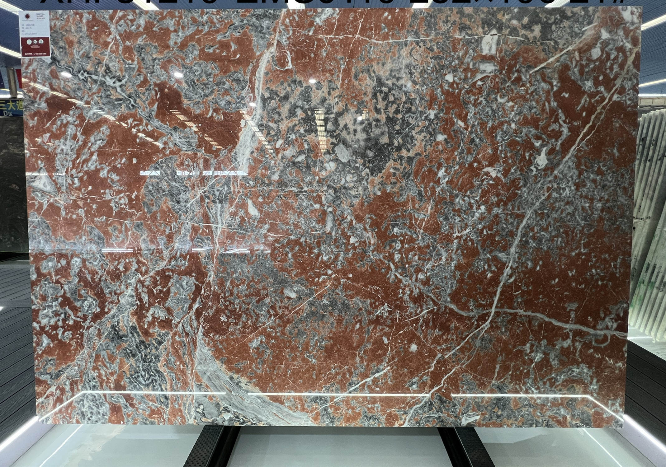 Rosso Francia Marble Slabs 