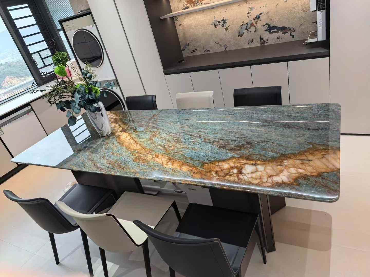 Amazon Blue Quartzite dining tables