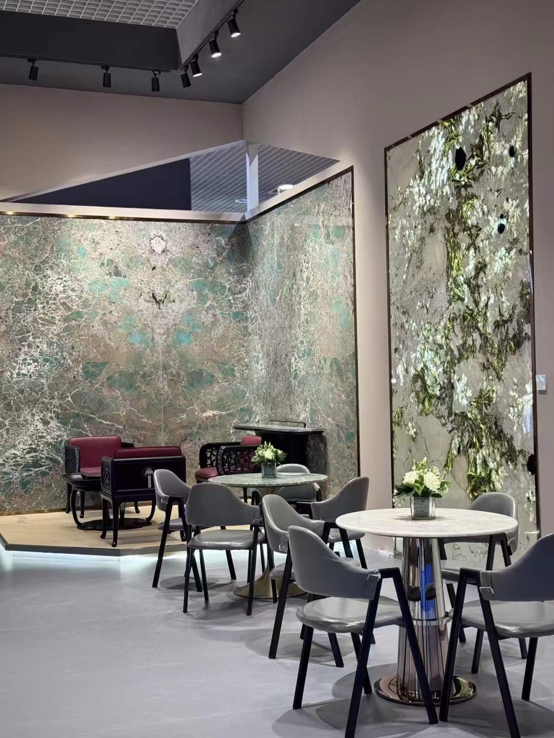 Amazonite Green Granite Backligting Wall