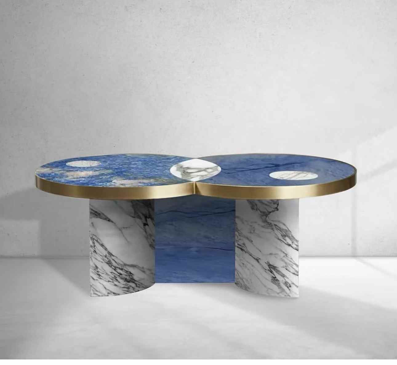 Azul Macaubas Quartzite coffee tables