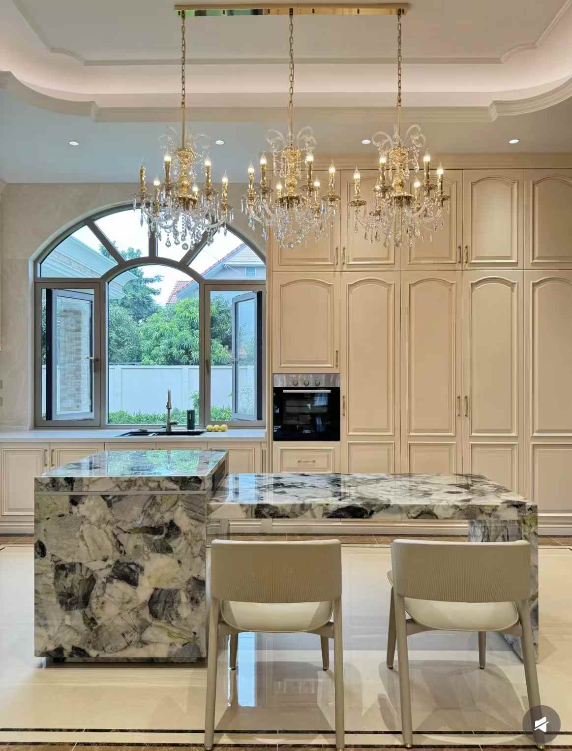 Beauty White Marble Kithcen Island