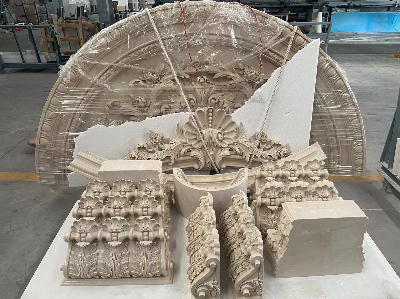 Beige Marble Reliefs