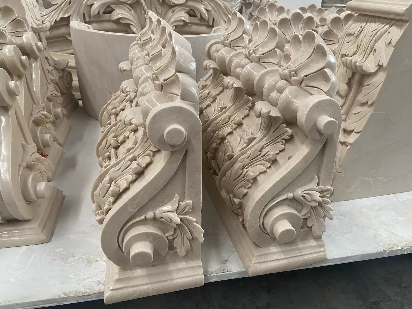Beige Marble Reliefs