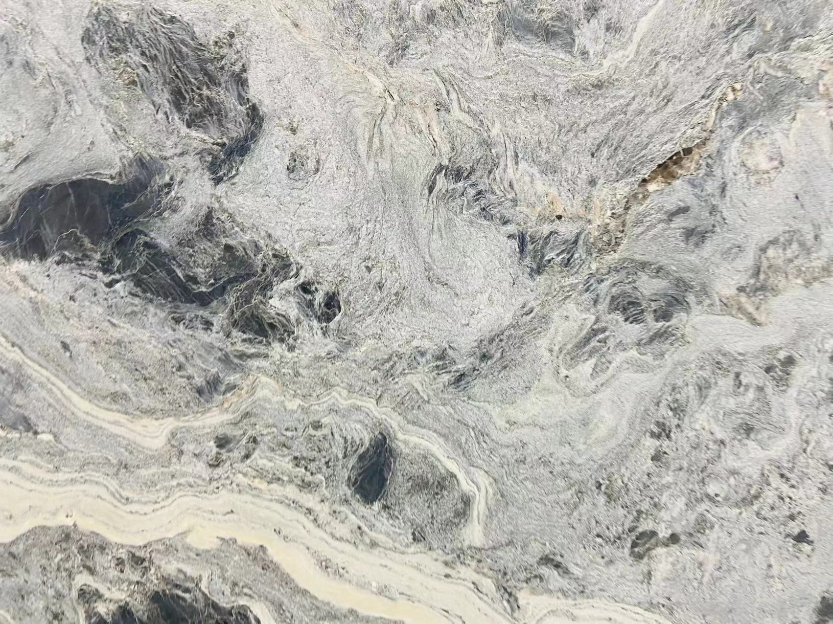 Blue Fusion Quartzite Leather Slab