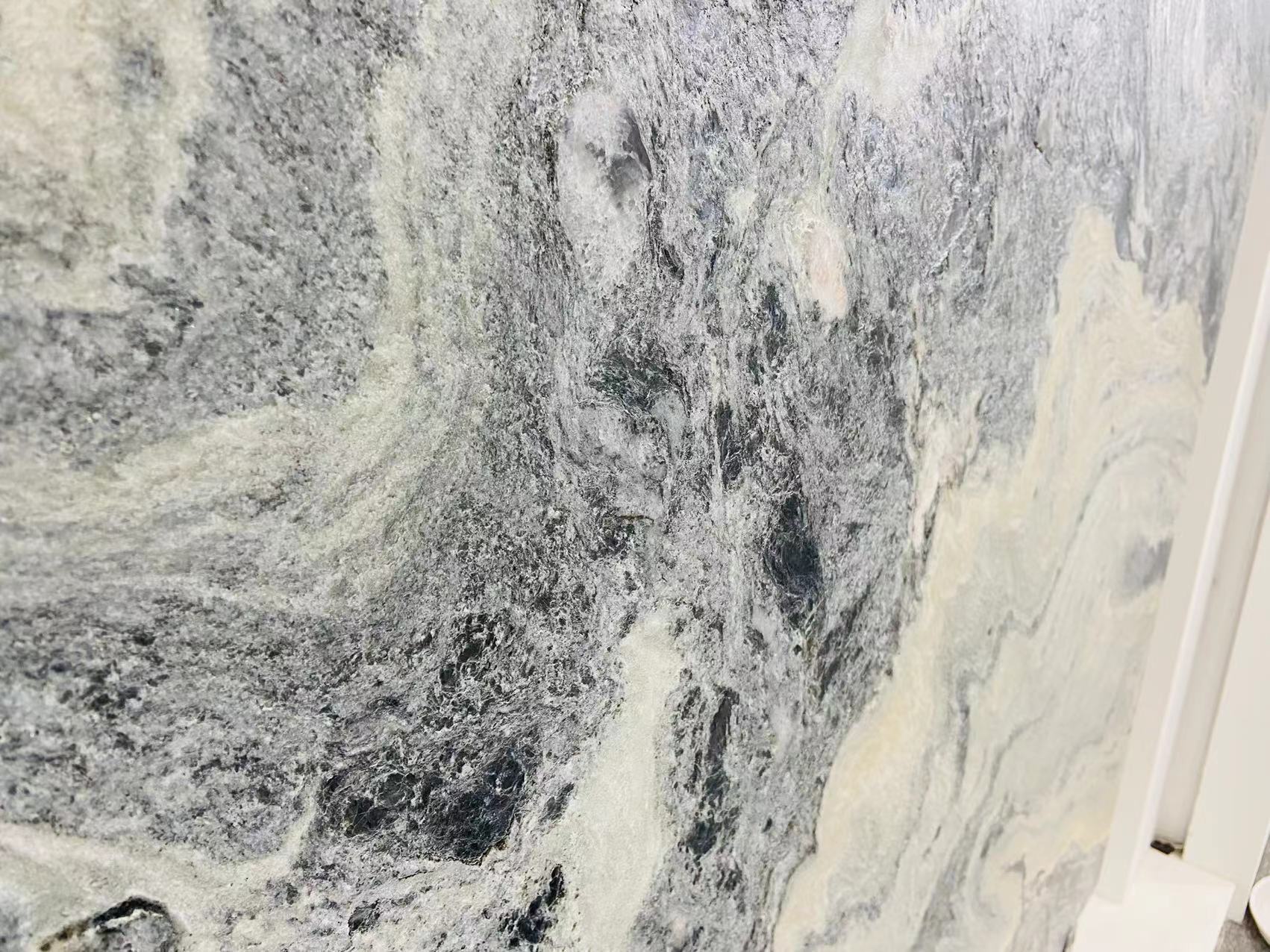 Blue Fusion Quartzite Leather Slab