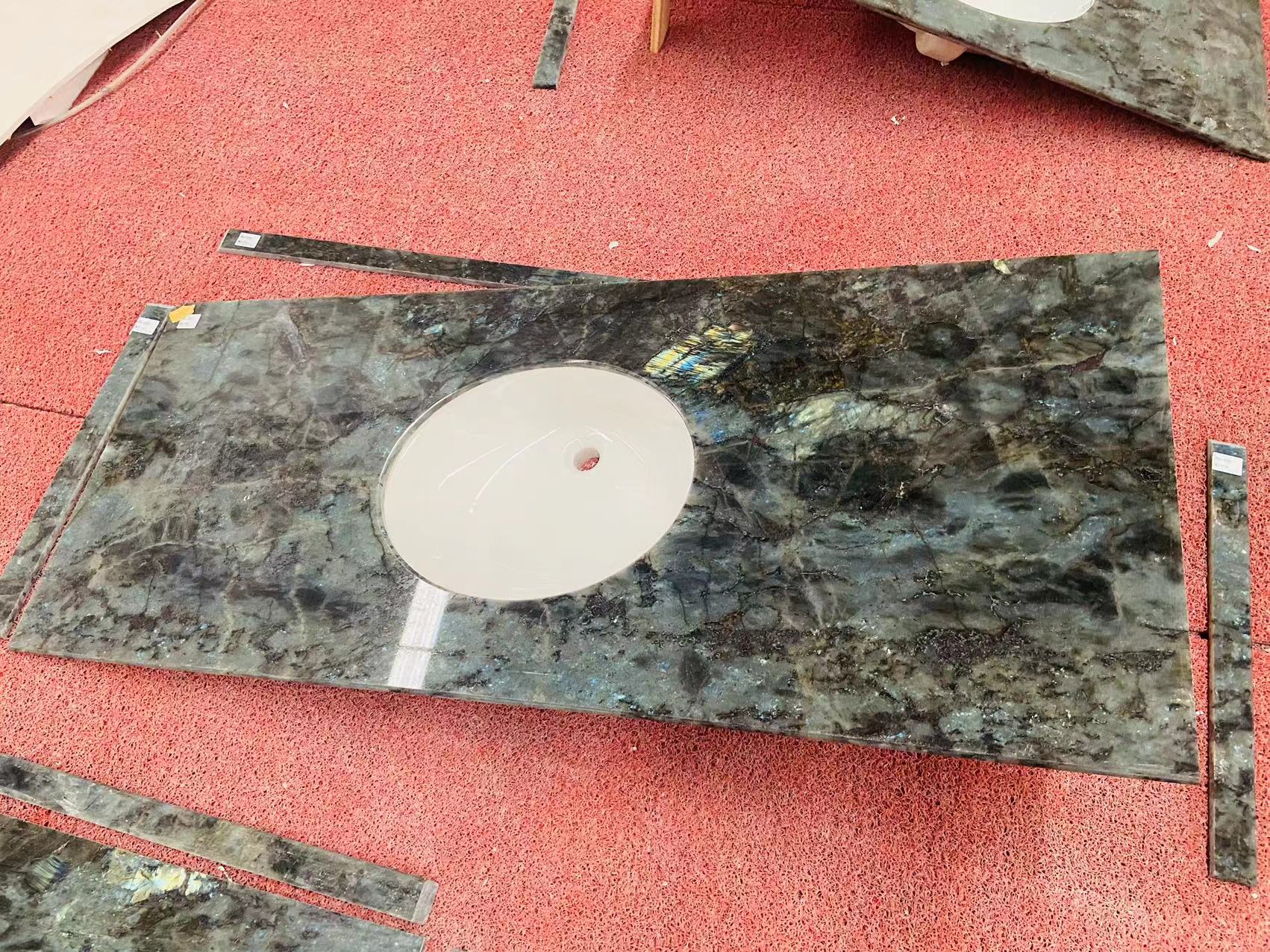 Labradorite Blue Granite Vanity Top