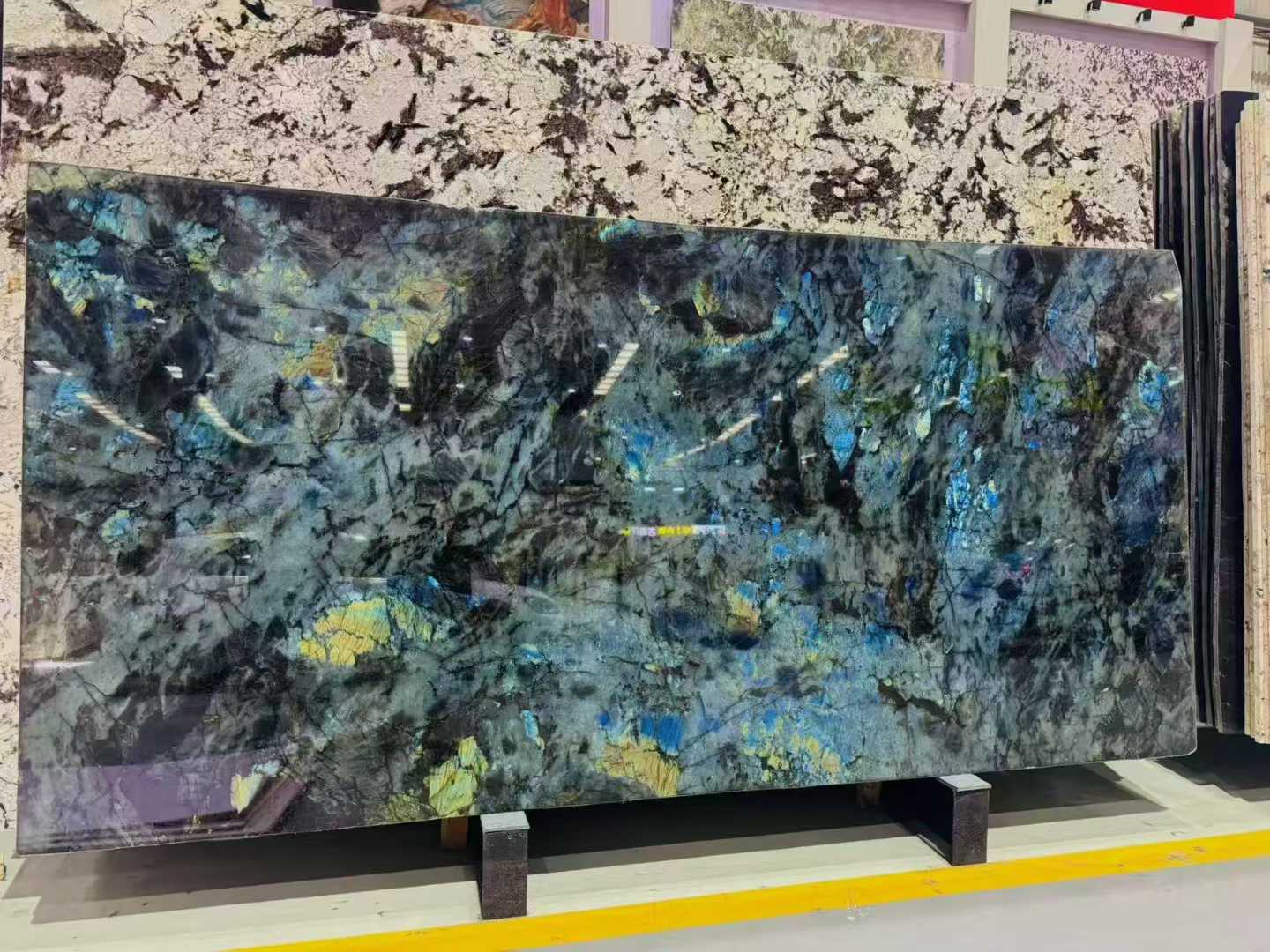 Labradorite Blue Granite Staircase