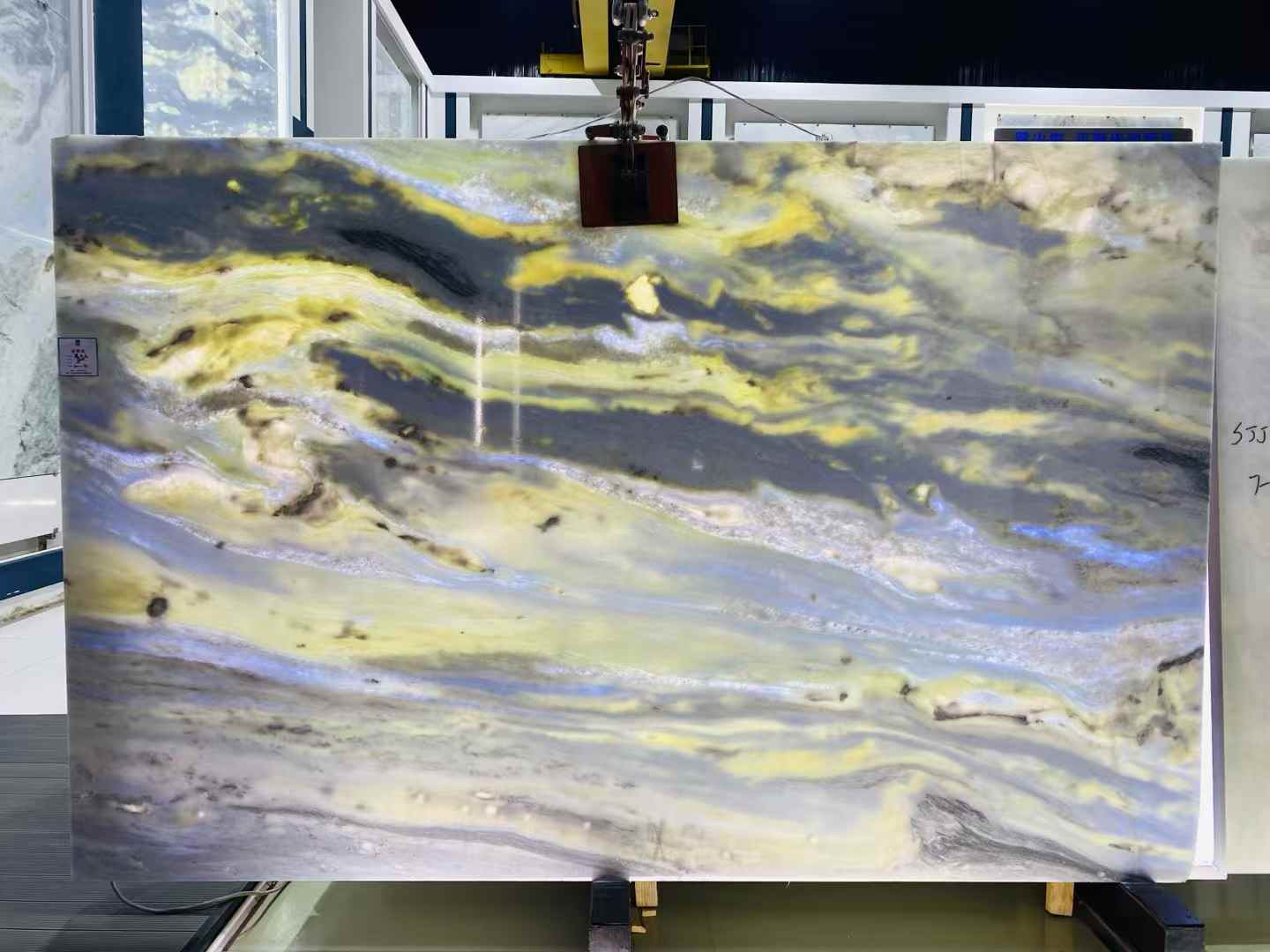 Blue sky marble backlighting slabs