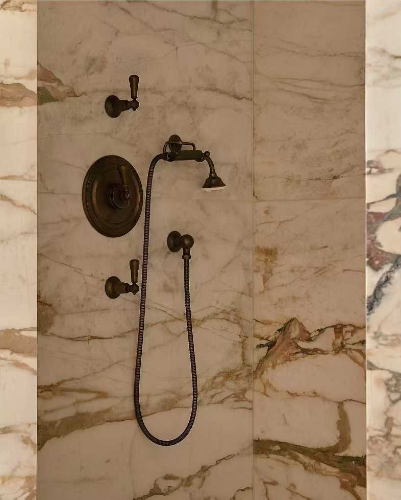 Calacatta Vagli Oro Marble shower rooms walls