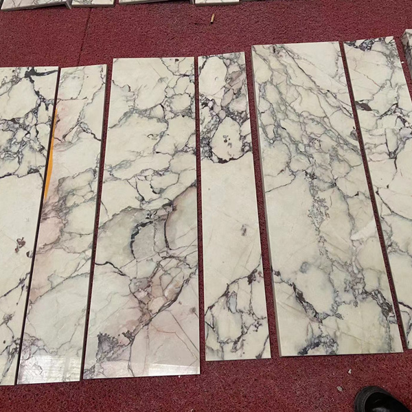 Calacatta Viola Marble Stairs