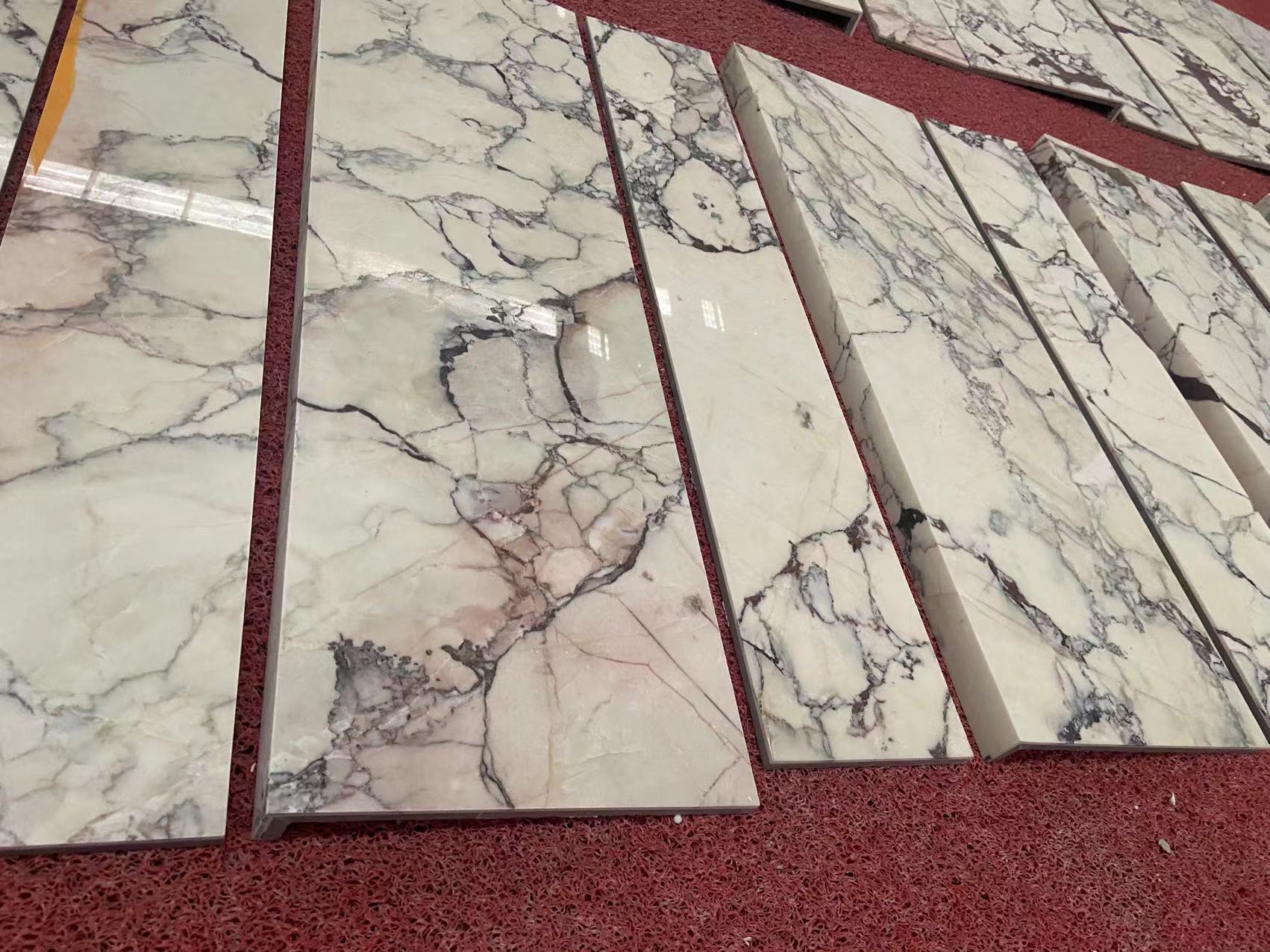 Calacatta Viola Marble Stairs trend