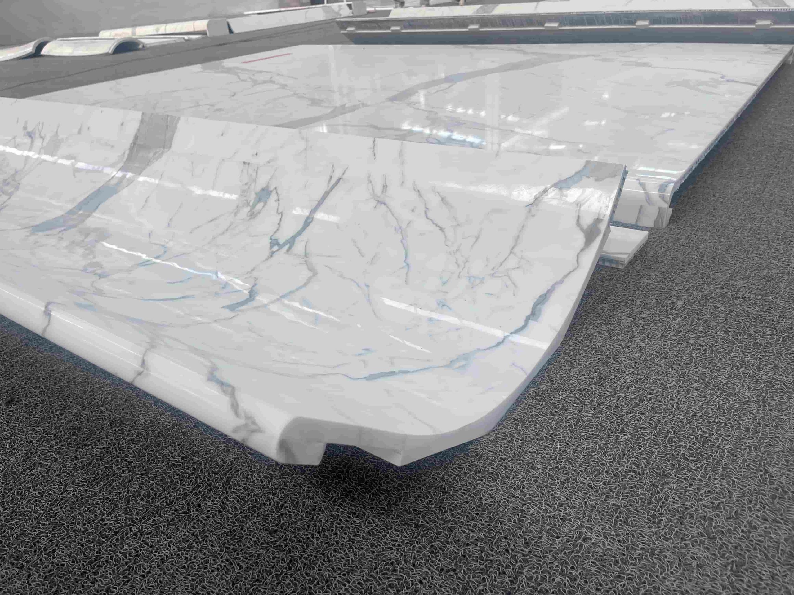 Calacatta White Marble Arched Wall Tiles Hotel