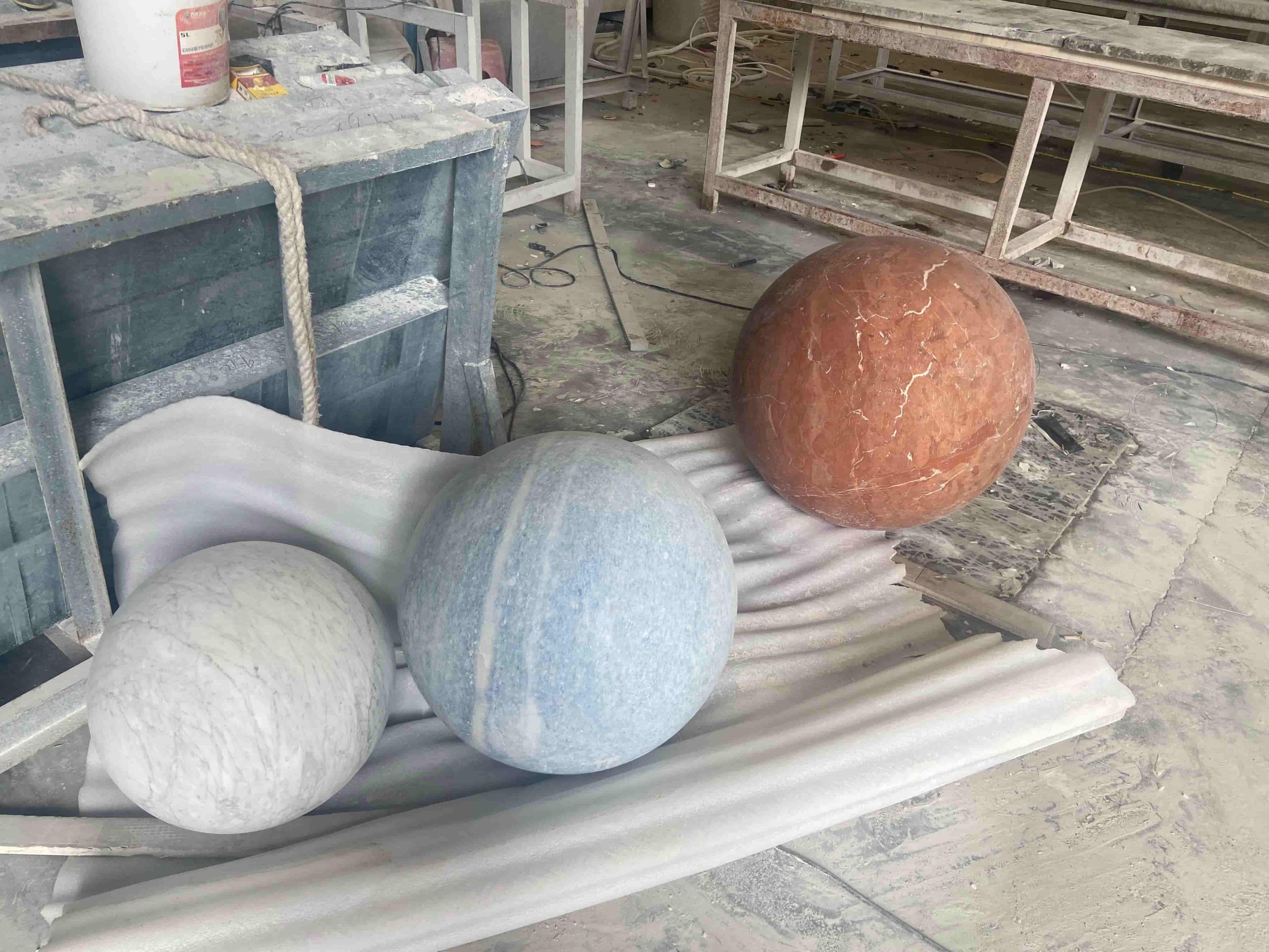 Natural Stone Art Works Spheres Planets