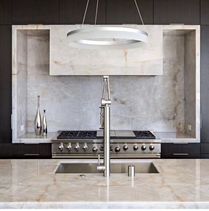 Crisallo Vittro Quartzite kitchen niches