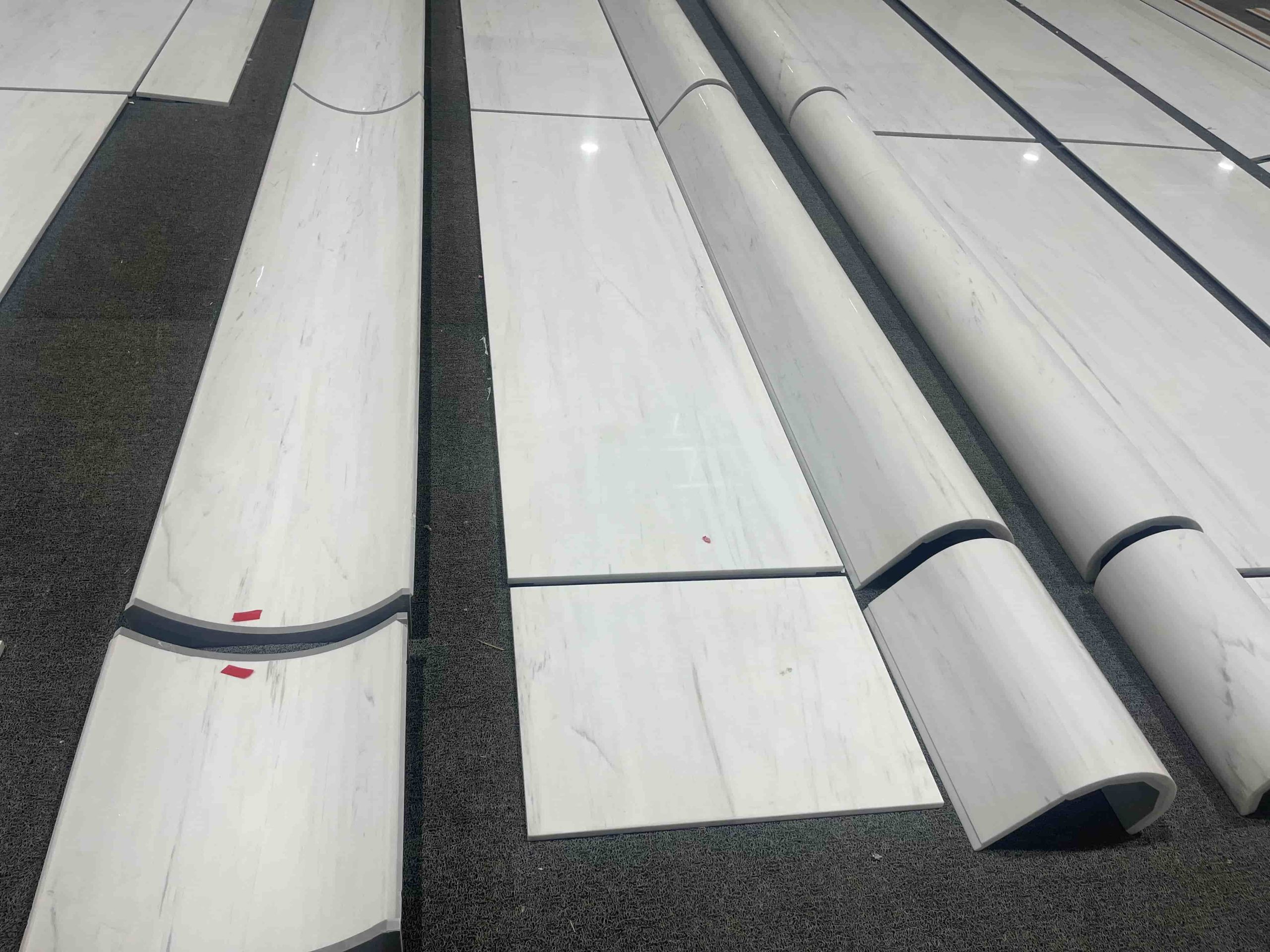 White Marble Curved Wall Tiles