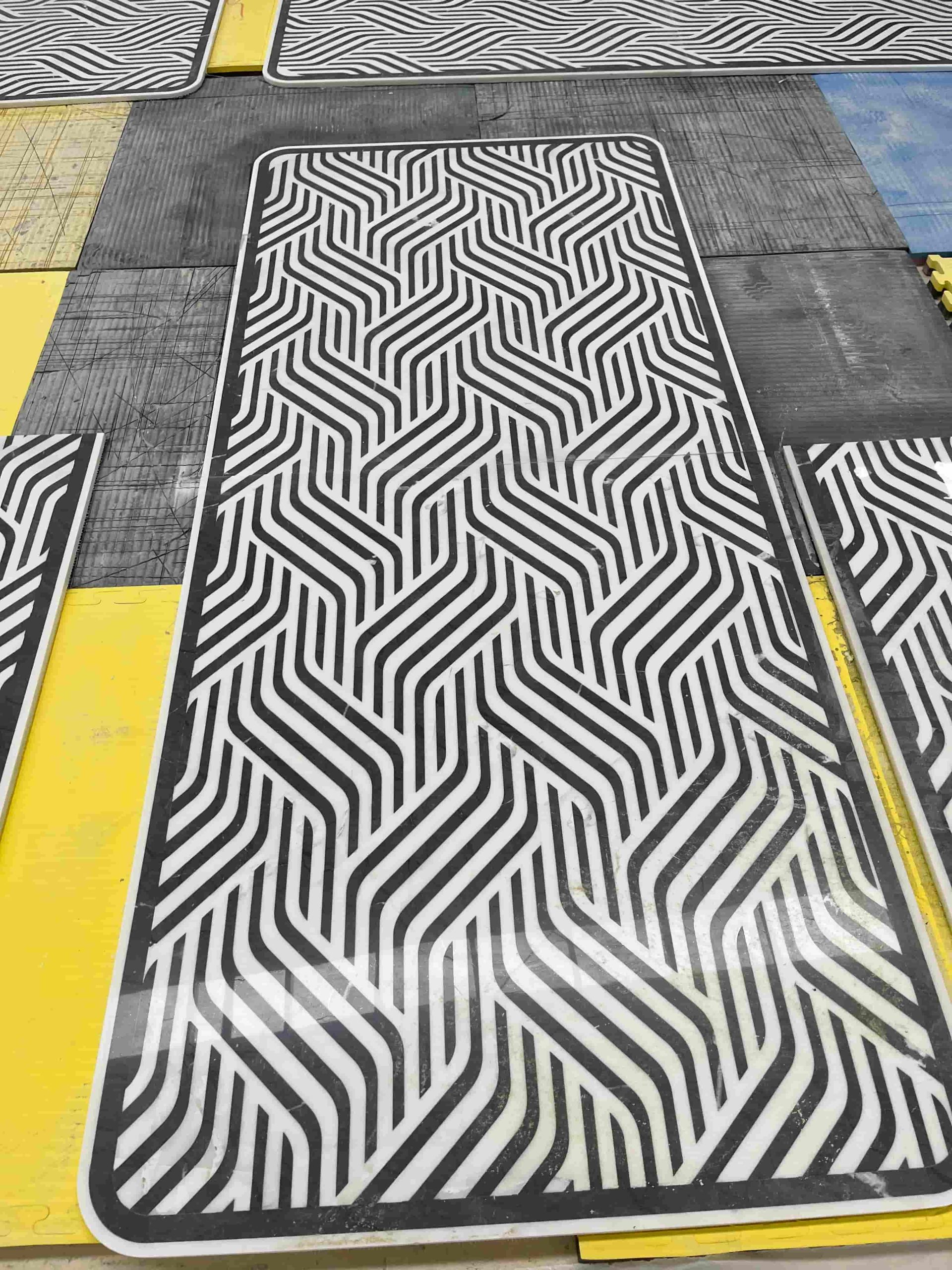 Customized marble flooring lobby