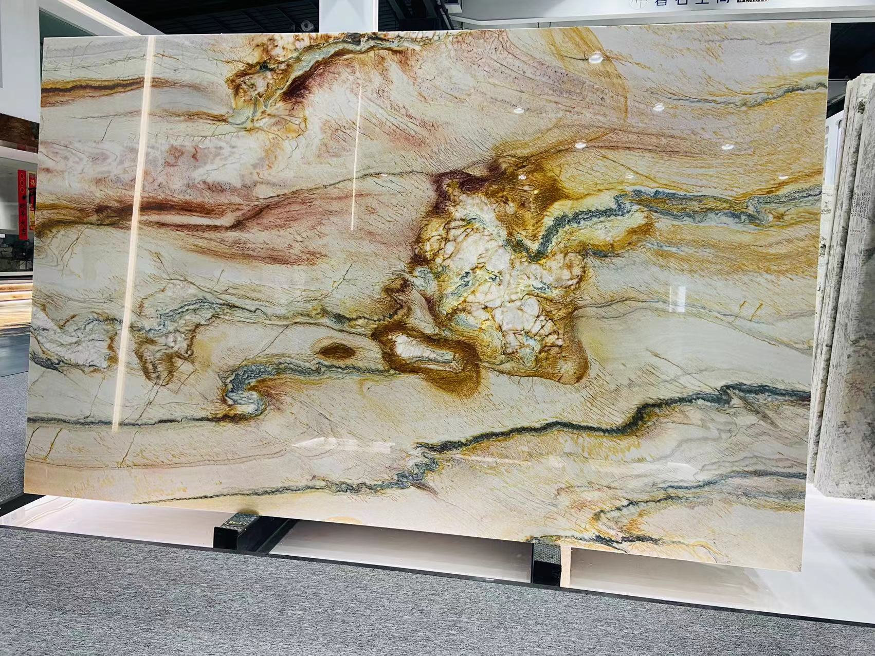 Giallo Macaubas Quartzite slabs