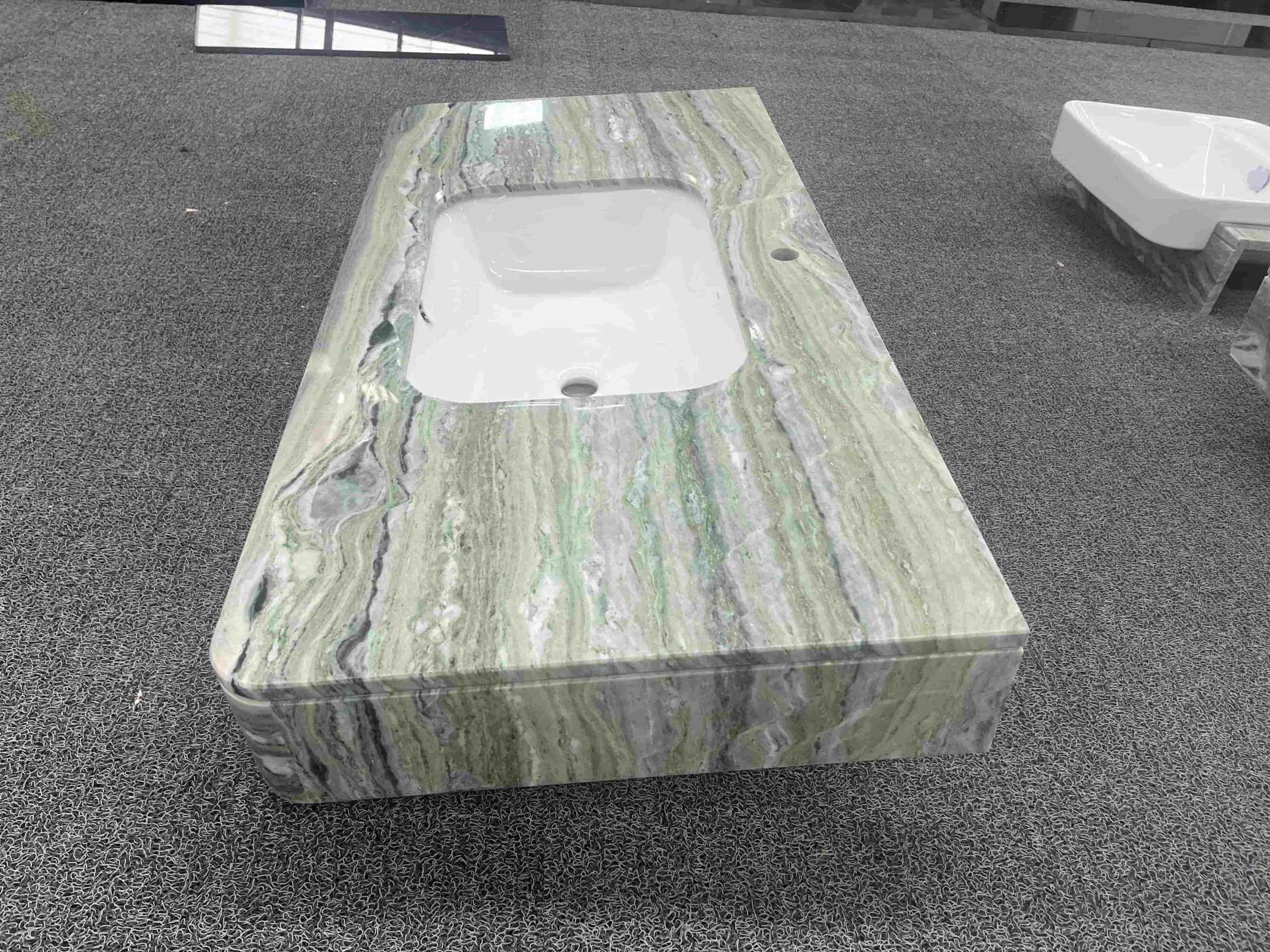 Veder Alpi Green Marble Vanity Top