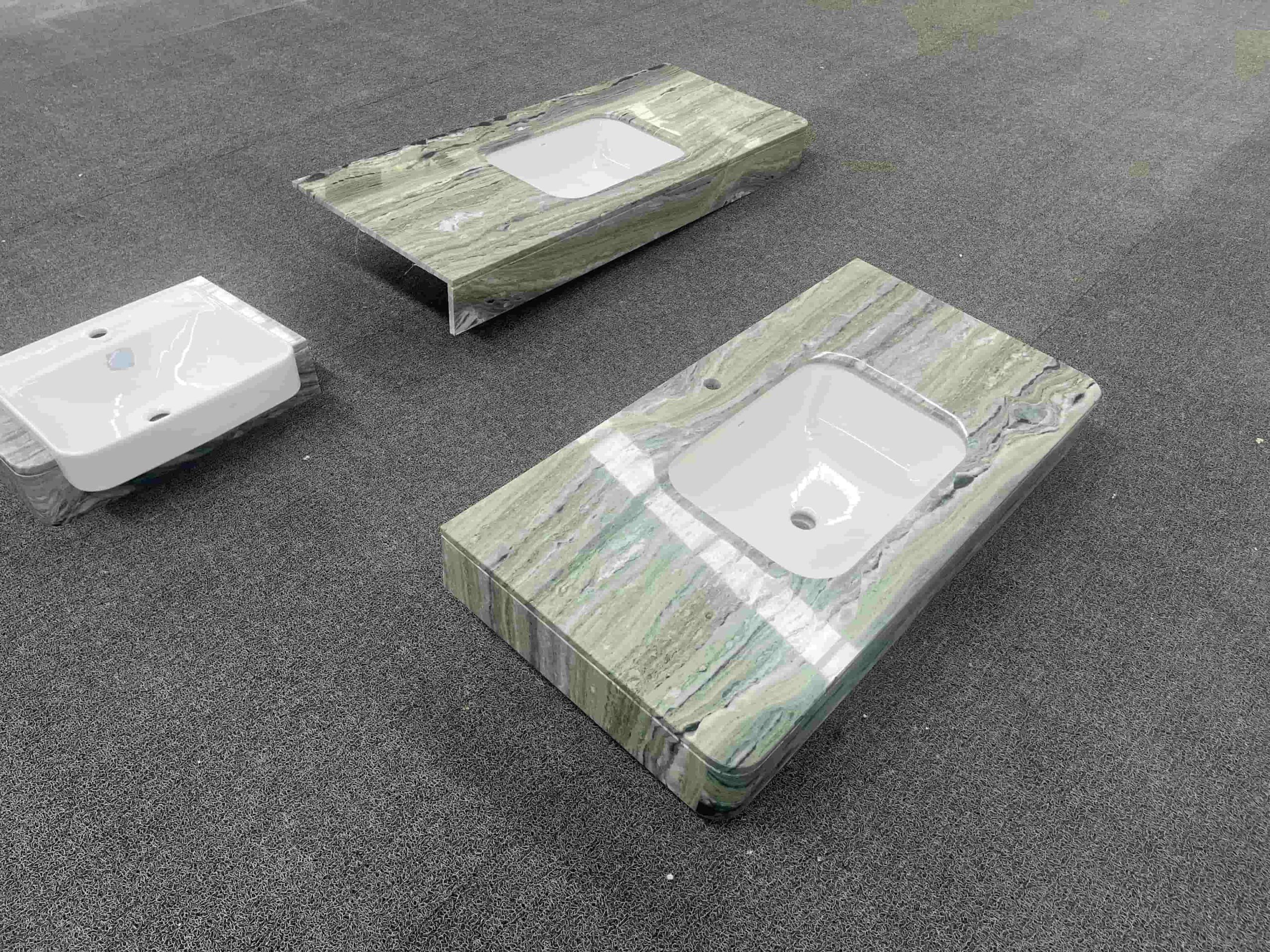 Veder Alpi Green Marble Vanity Top