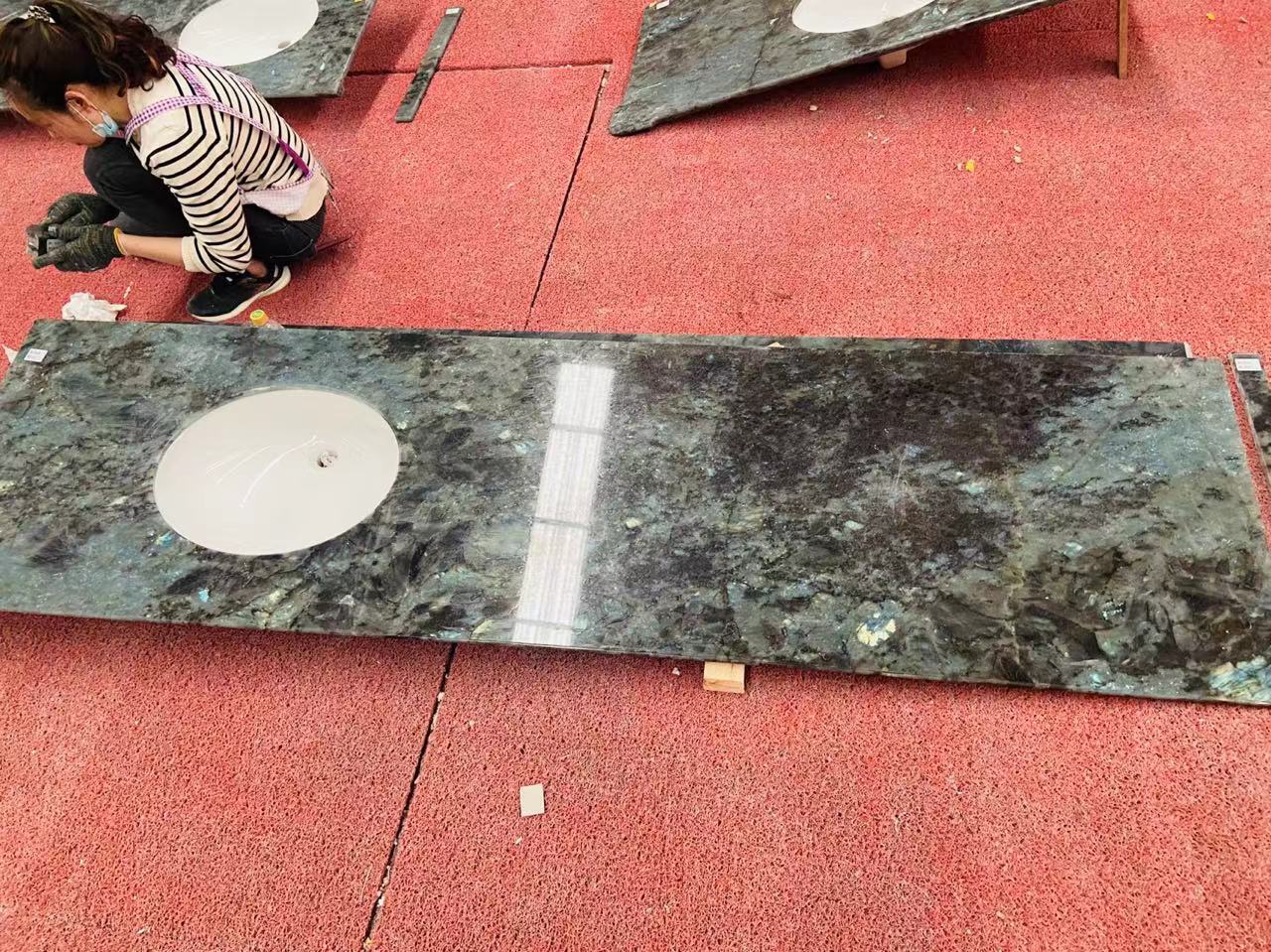 Labradorite Blue Granite Vanity Top