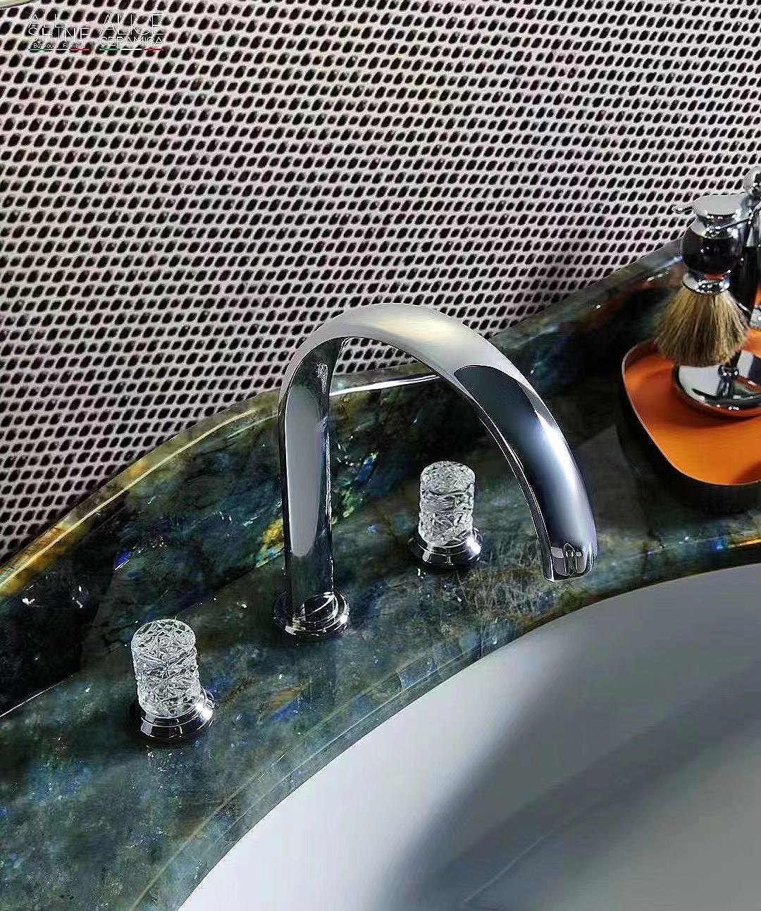 Lemurian Blue Granite vanity top