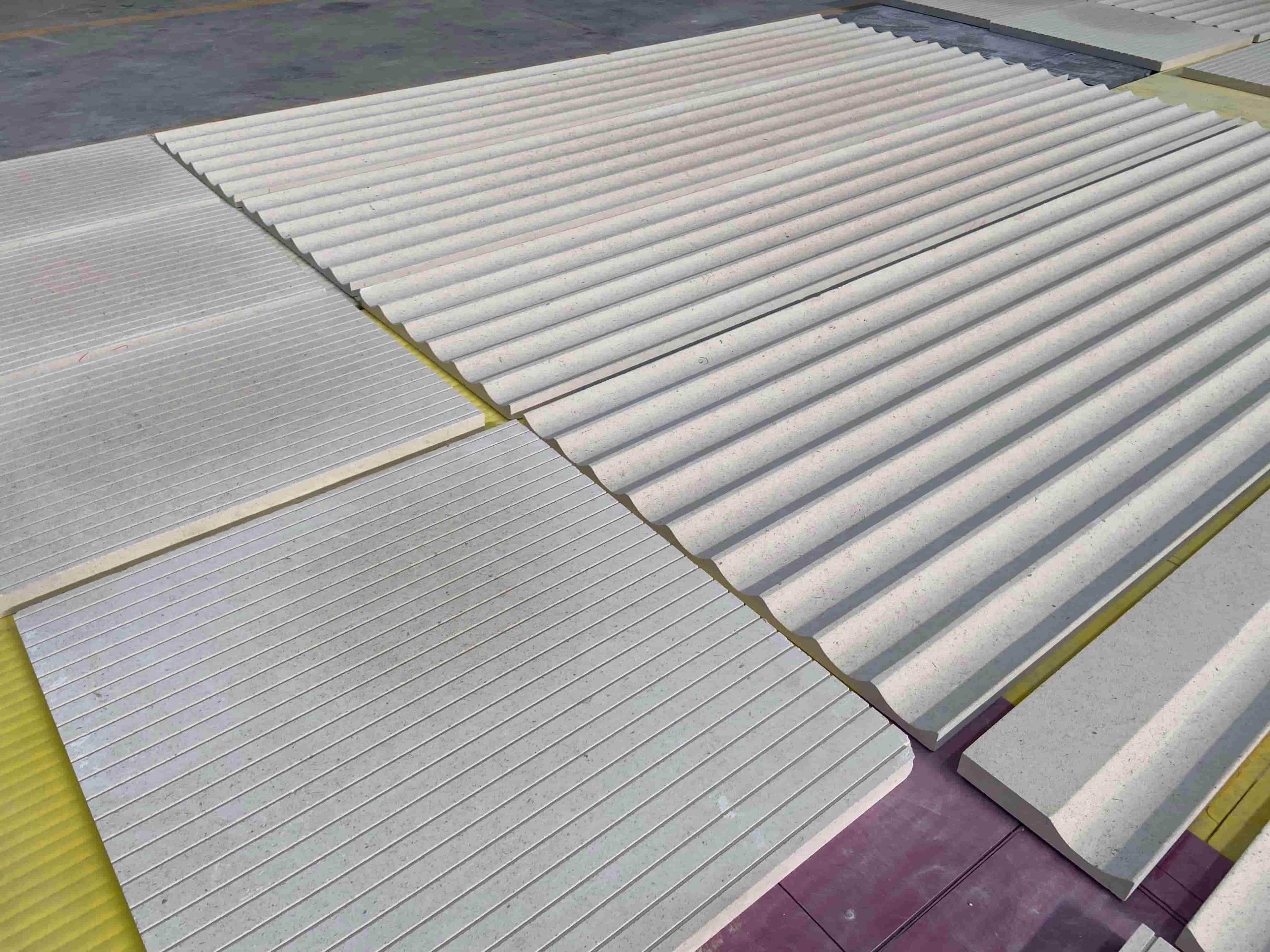 Portugal Limestone Grooved Tiles