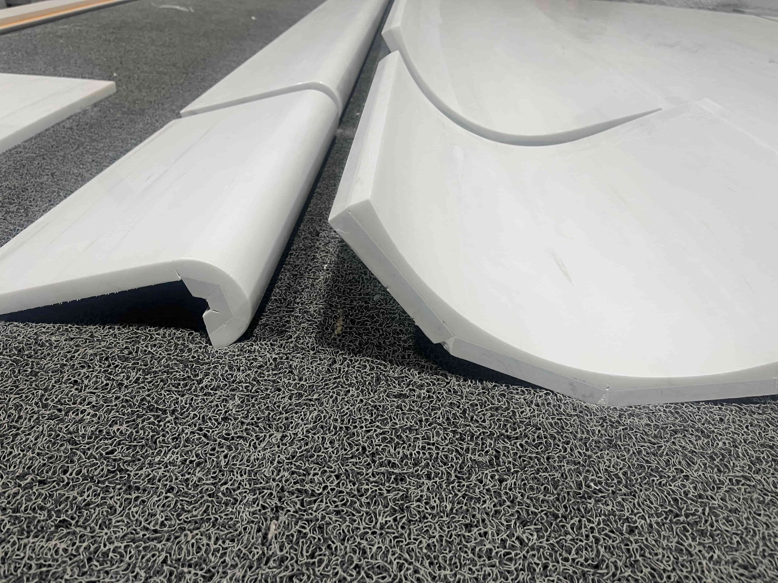 White Marble Curved Wall Tiles