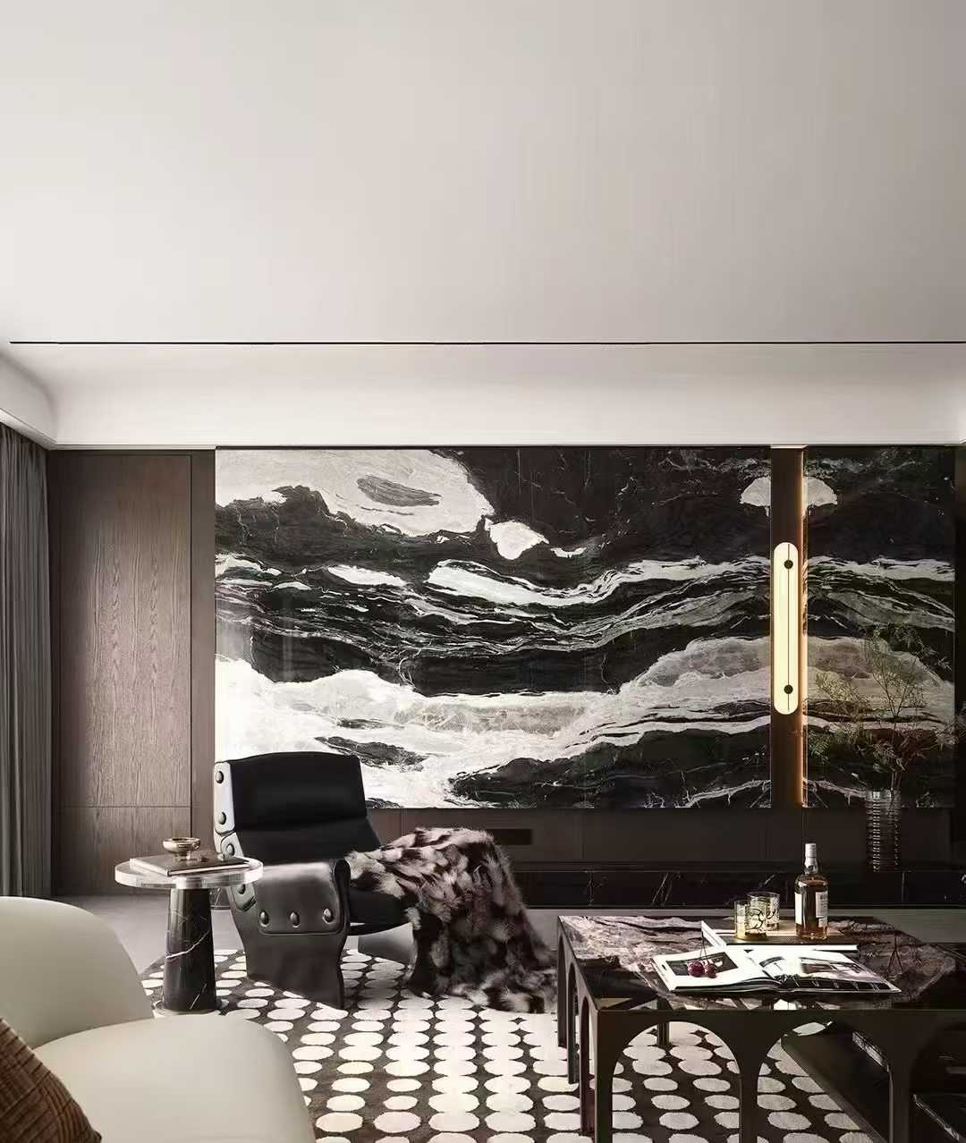 Negro Fantasy Marble TV walls