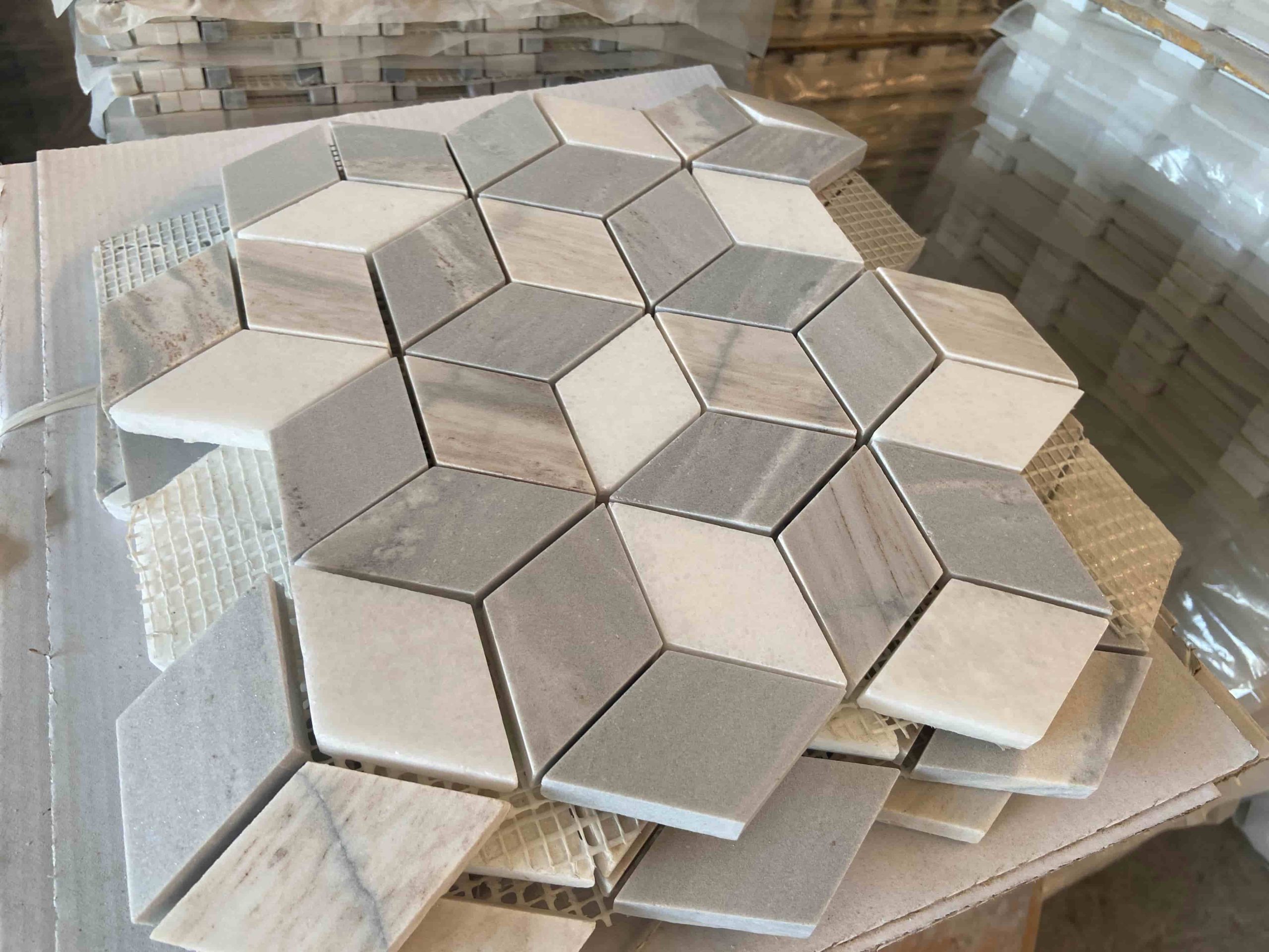 Palissandro Azzurro Marble Mosaic