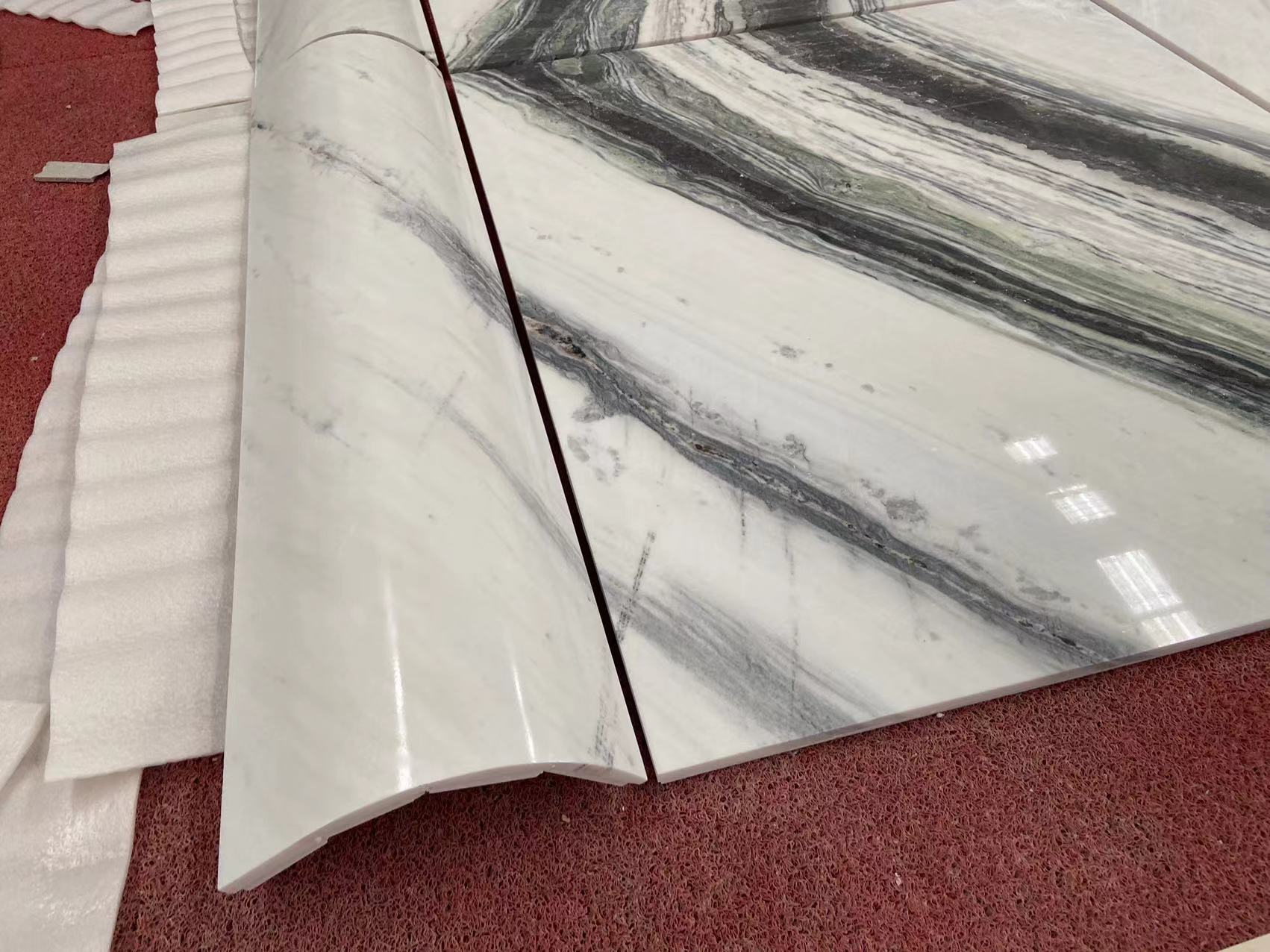 Panda White Quartzite Wall