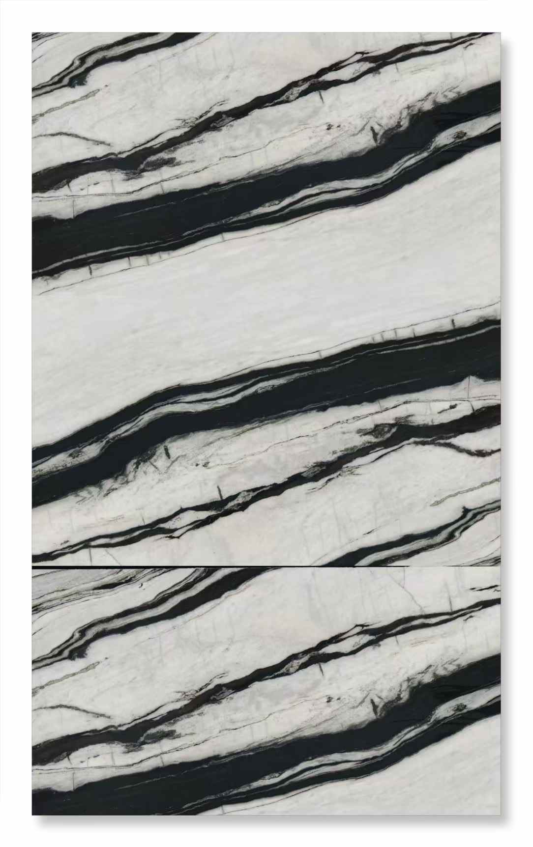 Panda White Quartzite slabs Wall