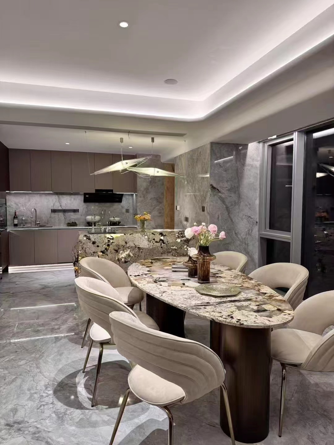 Pandora Granite Dining Table