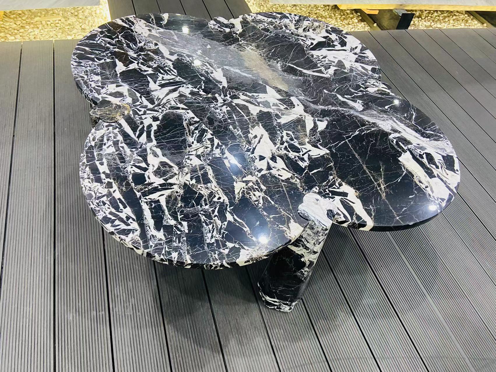 Petit Antique Marble Coffee Table