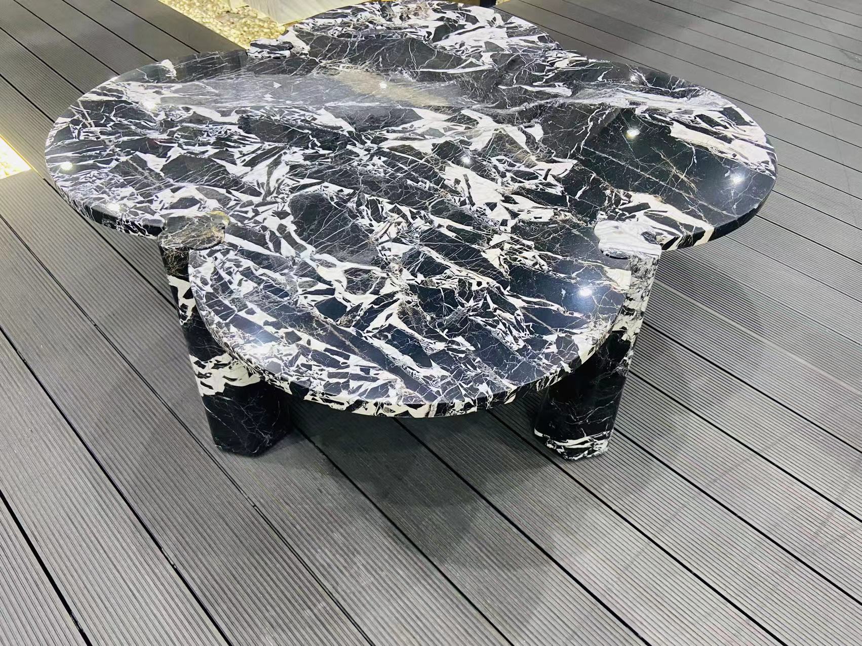 Petit Antique Marble Coffee Table