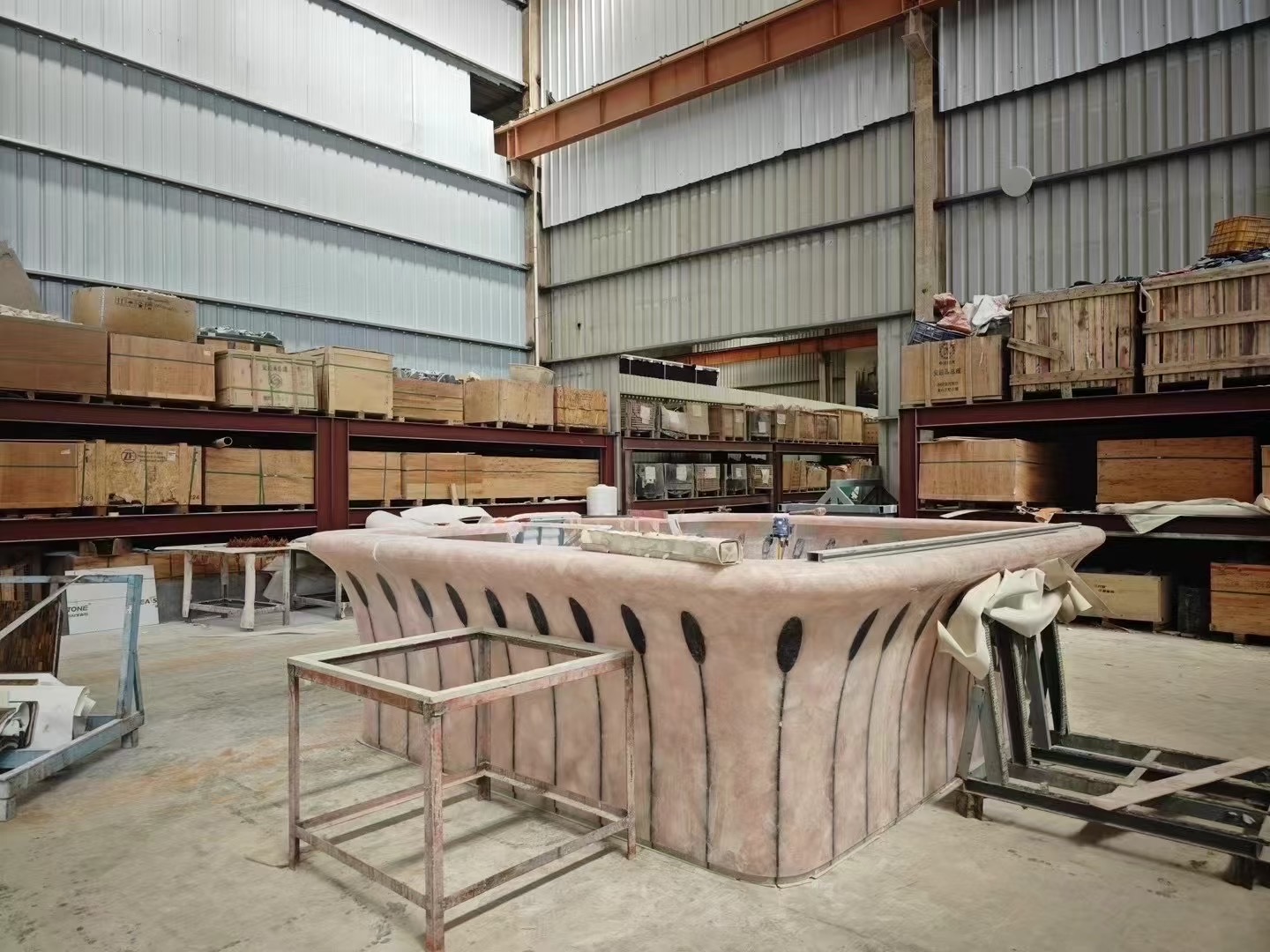 Backlit Pink Crystal Agate Bar Tops