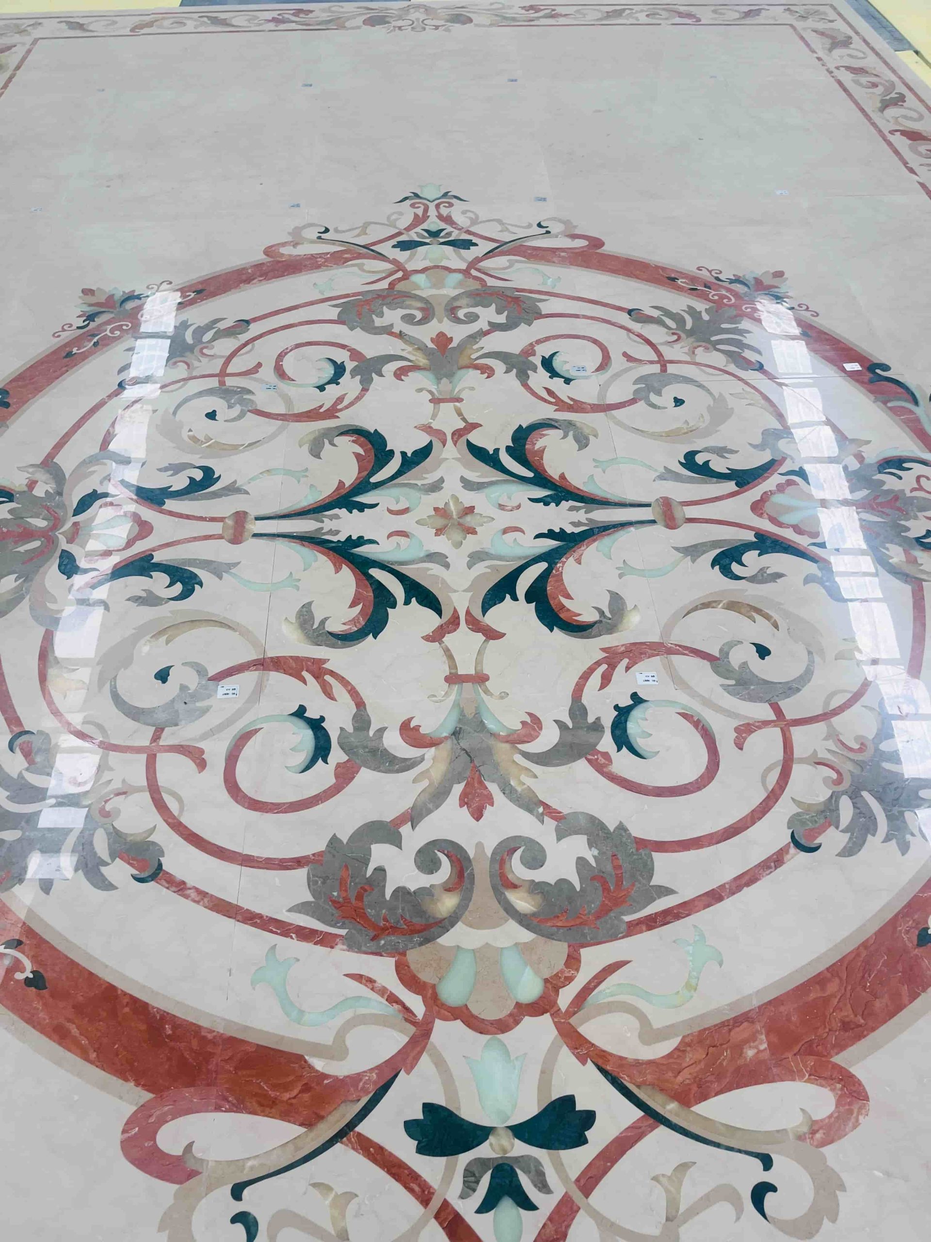 Royal Marble Waterjet Inlay Flooring Medallions