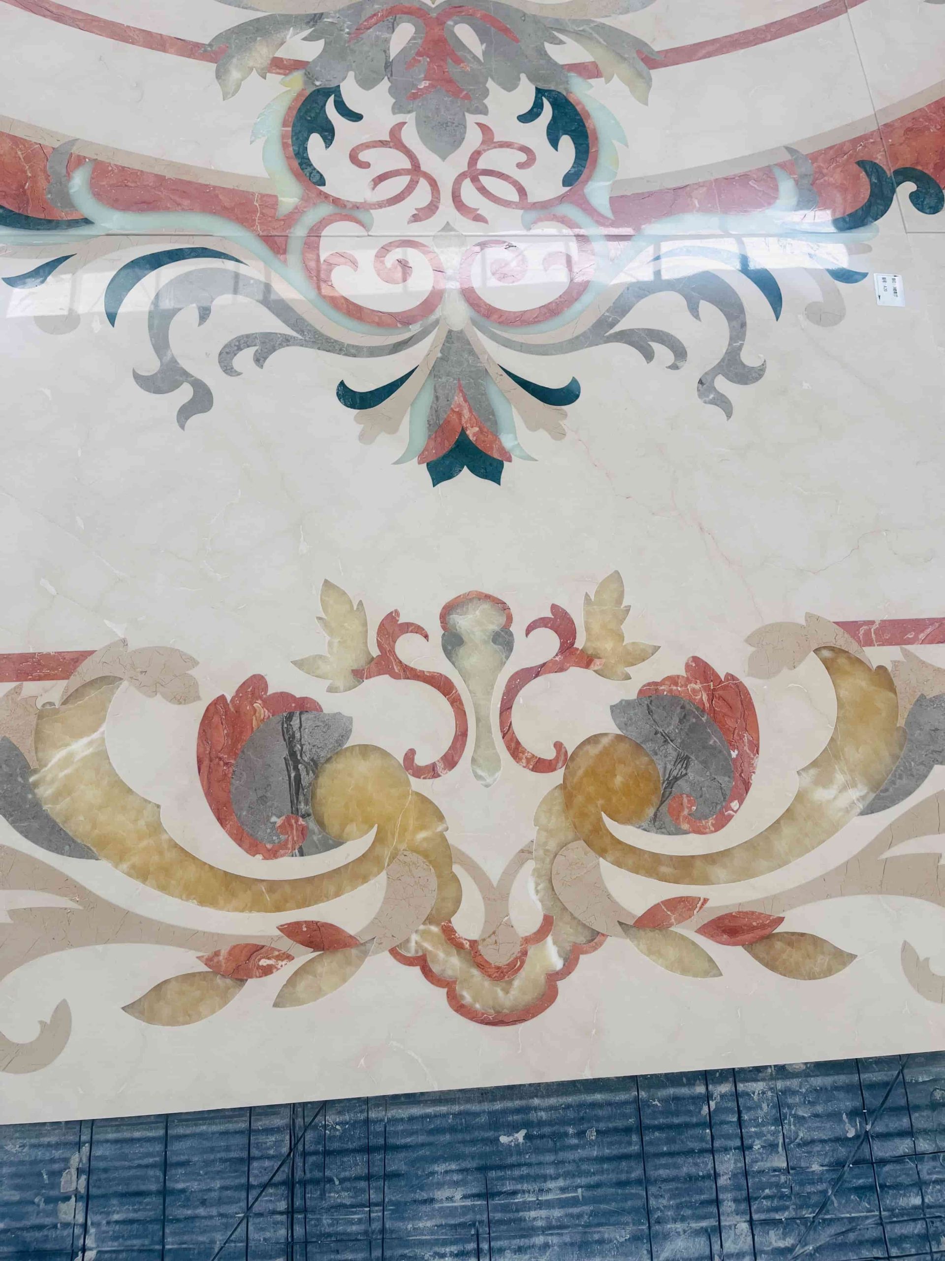 Royal Marble Waterjet Inlay Flooring Medallions