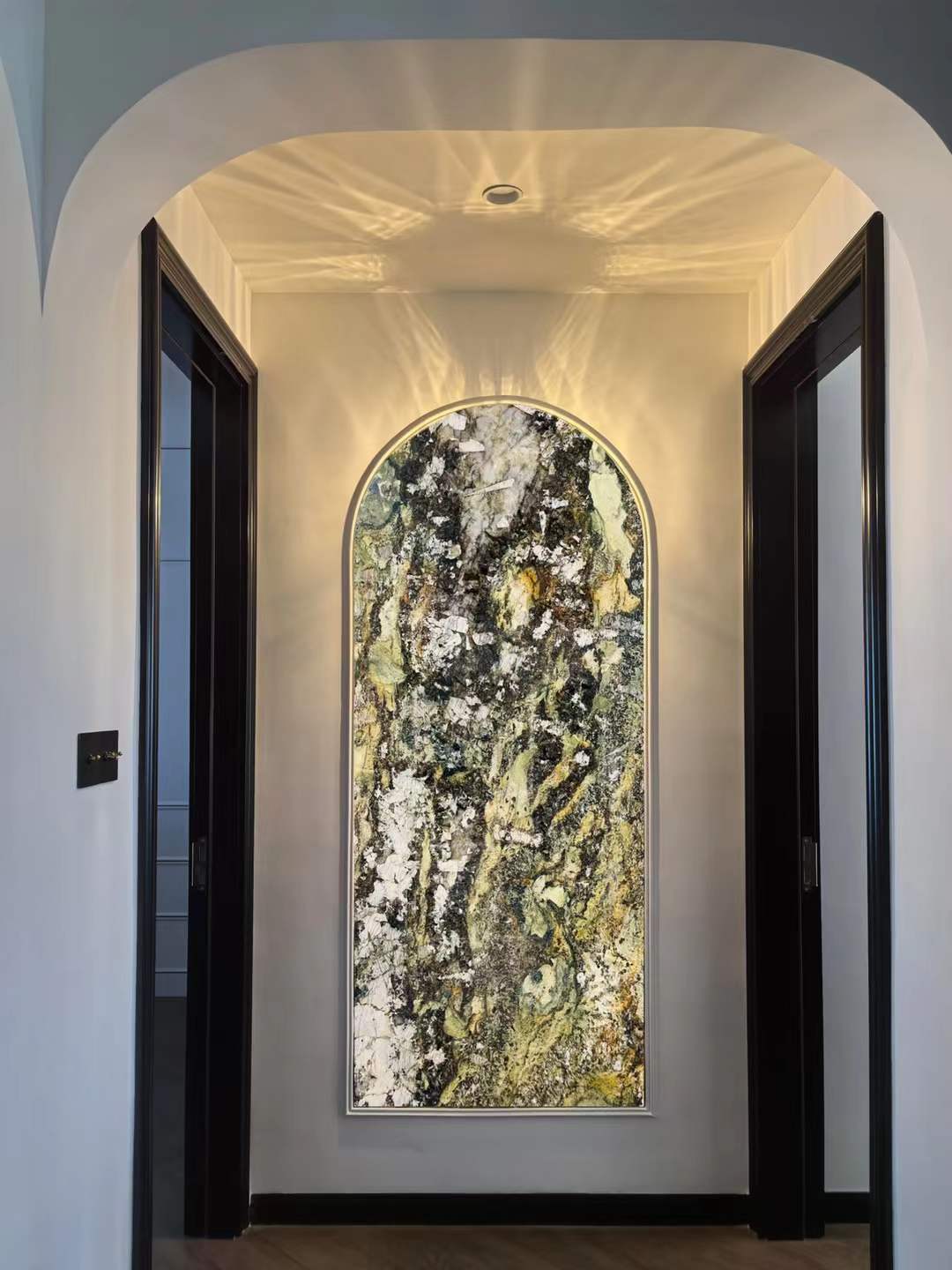 Shangri La Granite Slab accent wall