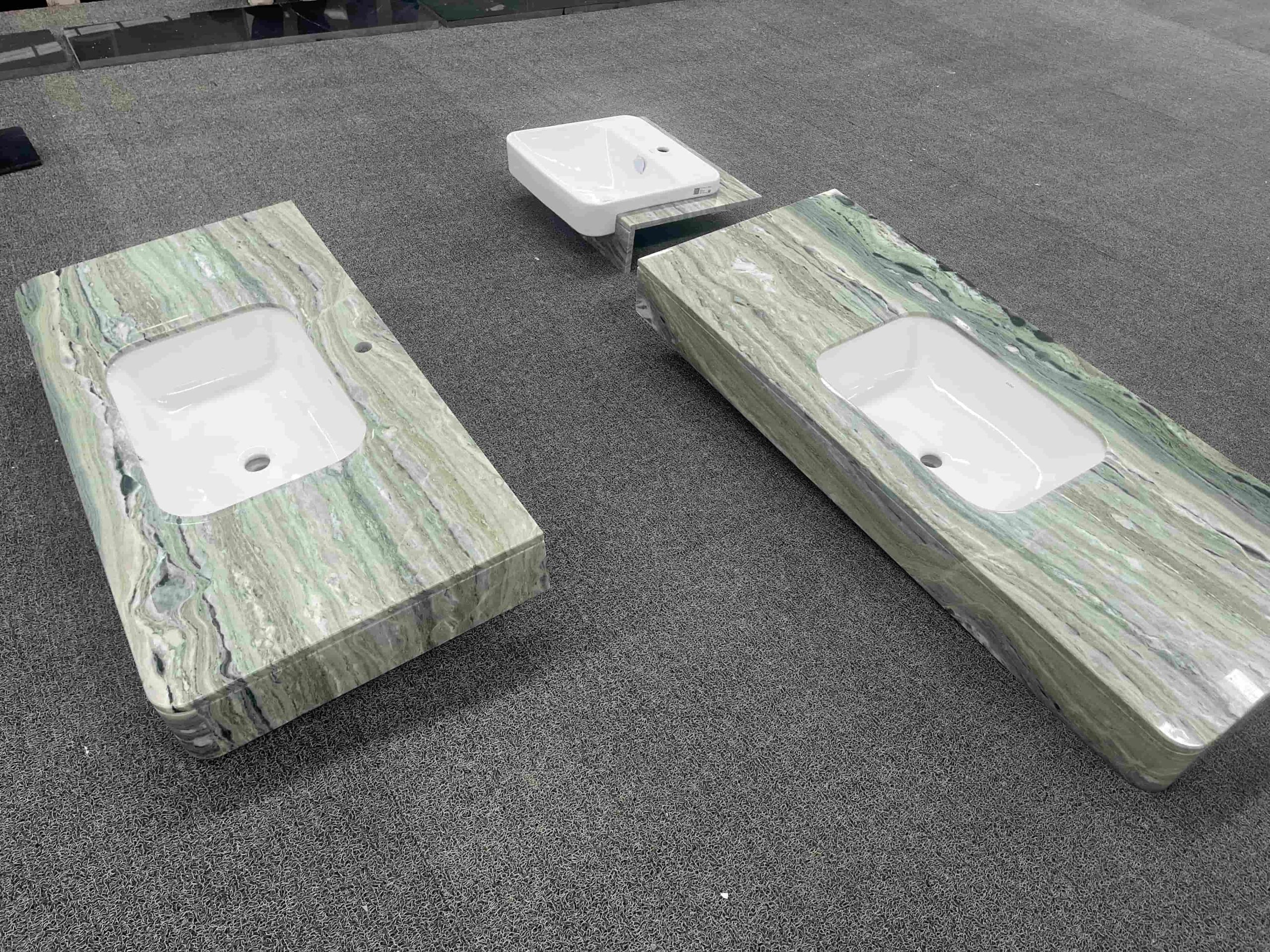 Veder Alpi Green Marble Vanity Top