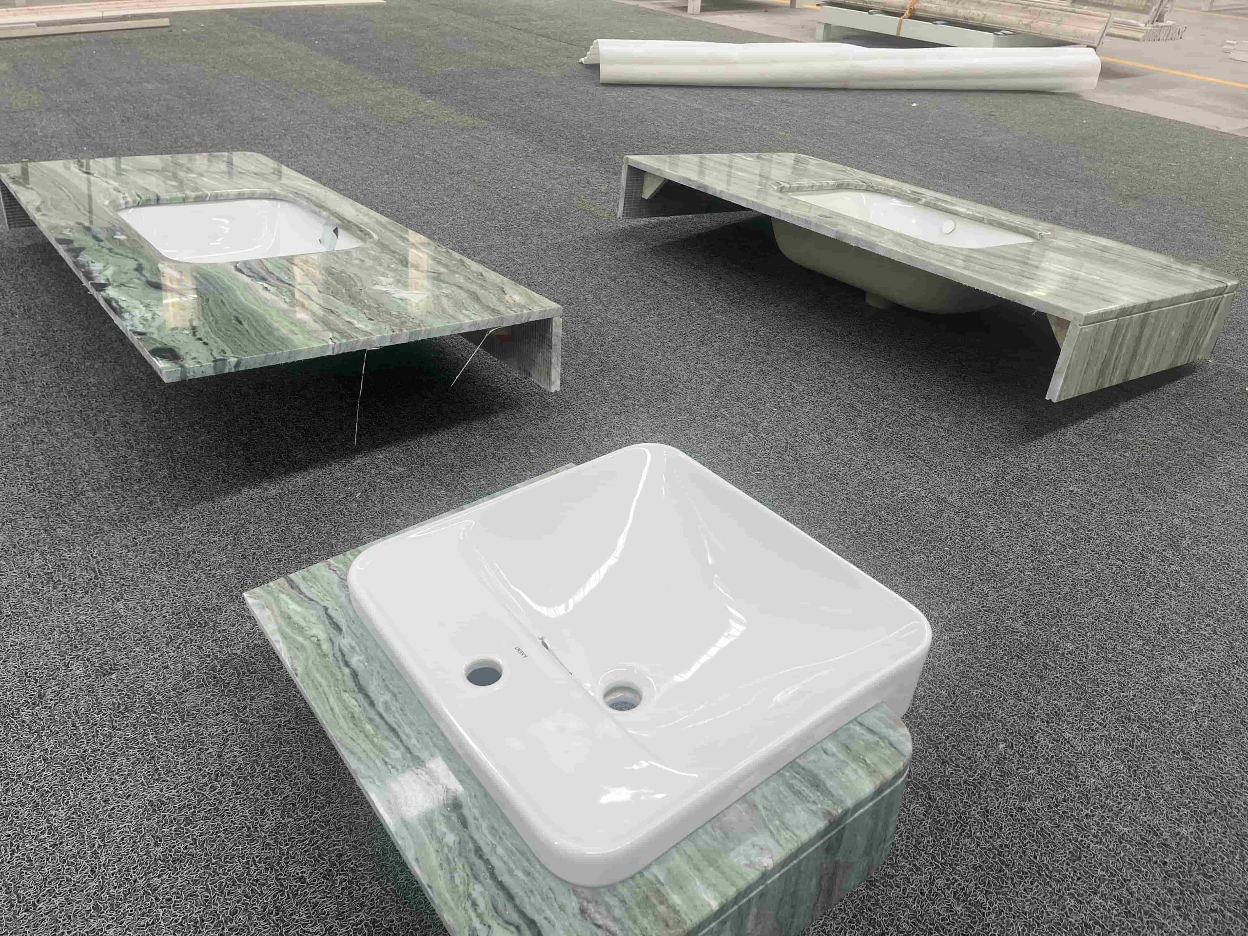 Veder Alpi Green Marble Vanity Top