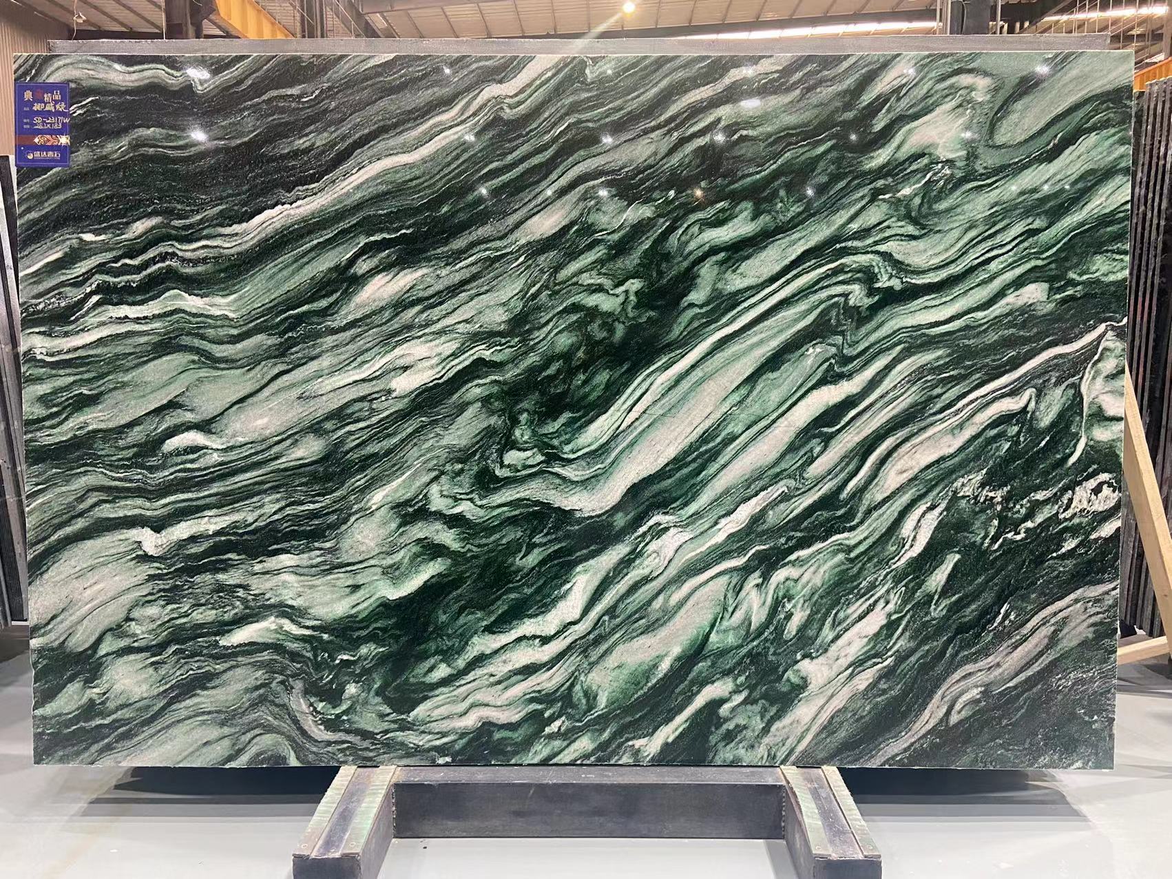 Verde Lapponia granite 20mm thick slabs