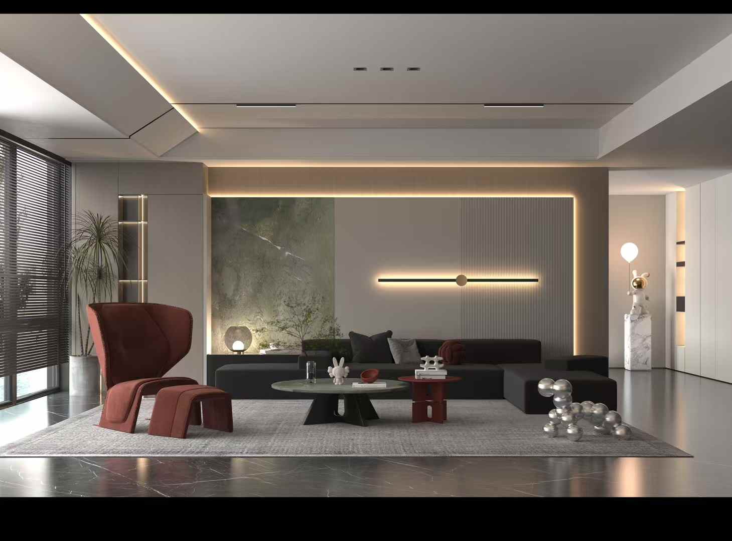 Verde Oasis Marble wall