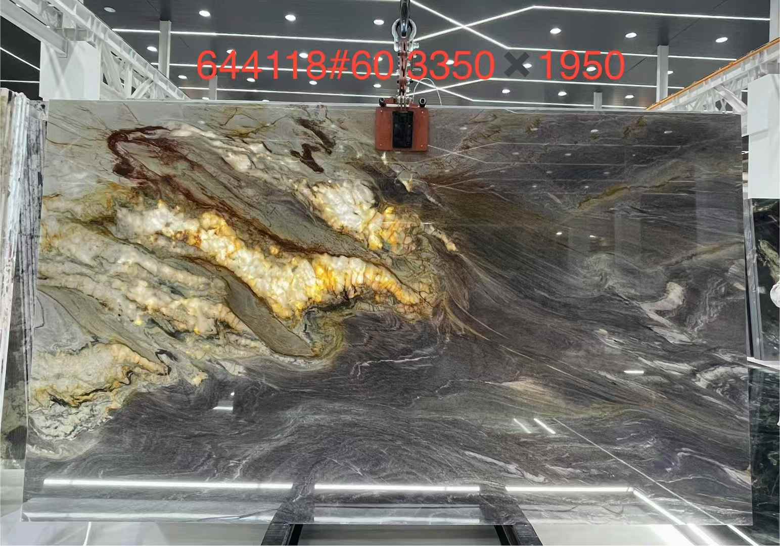 aquarella quartzite backlit slabs polished