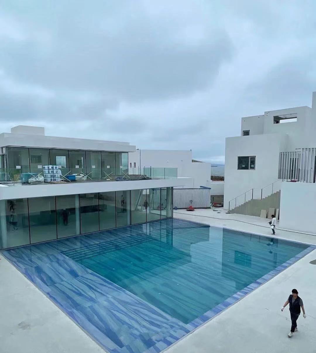 azul boquira quartzite swimming pool stone