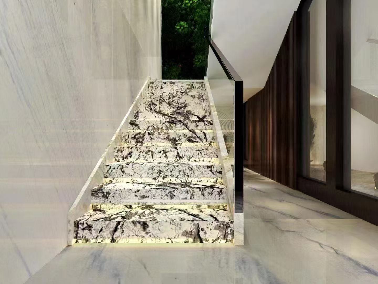 Bianco Antico Granite Stairs
