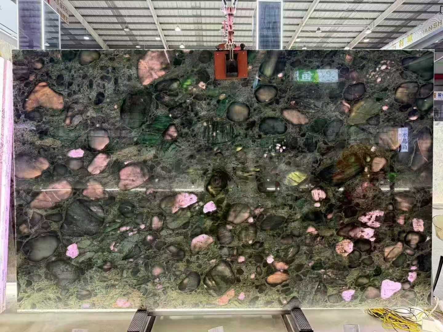 backlit Emerald Marinace Quartzite